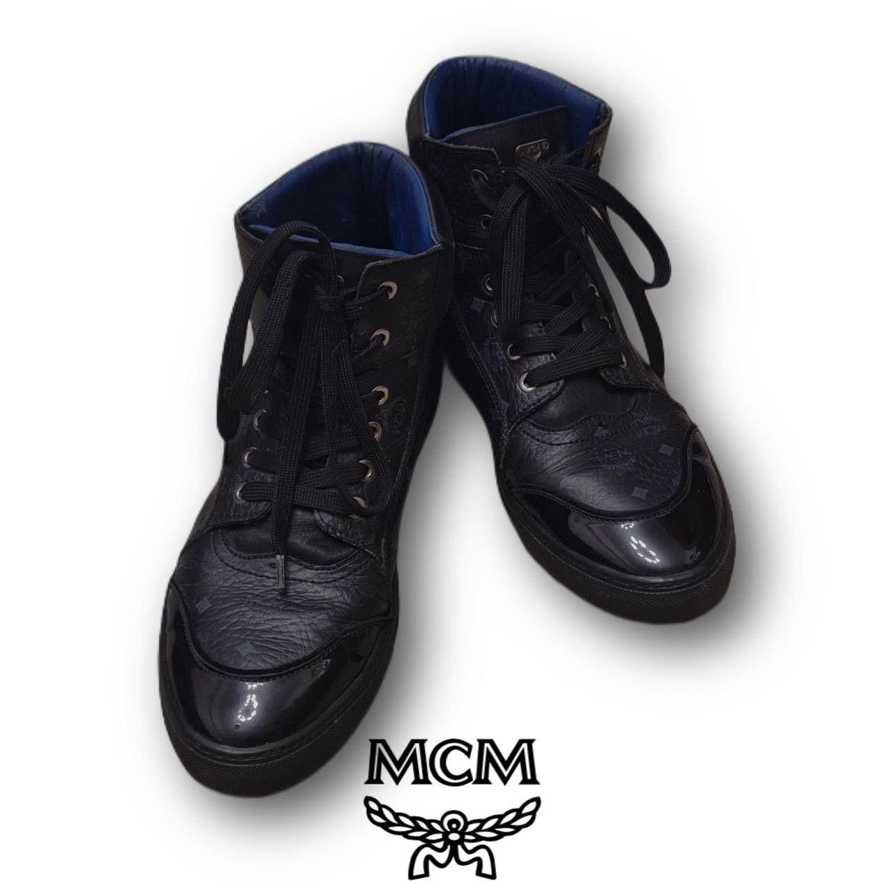 MCM MCM monogram hi top shoes Size US 8 / EU 41 - 1 Thumbnail