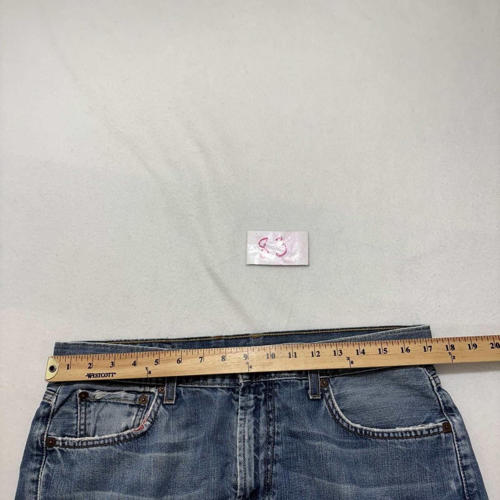 Lucky Brand Vintage Lucky Brand Gene Montesano 33x26 Boot Cut Blue Jeans Size US 33 - 15 Thumbnail
