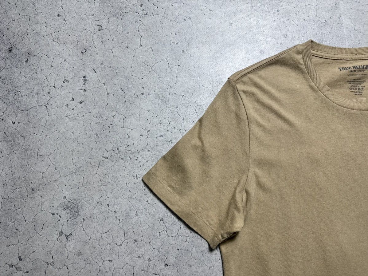 True Religion True Religion Buddha Big Logo T-Shirt Beige Size US L / EU 52-54 / 3 - 4 Thumbnail