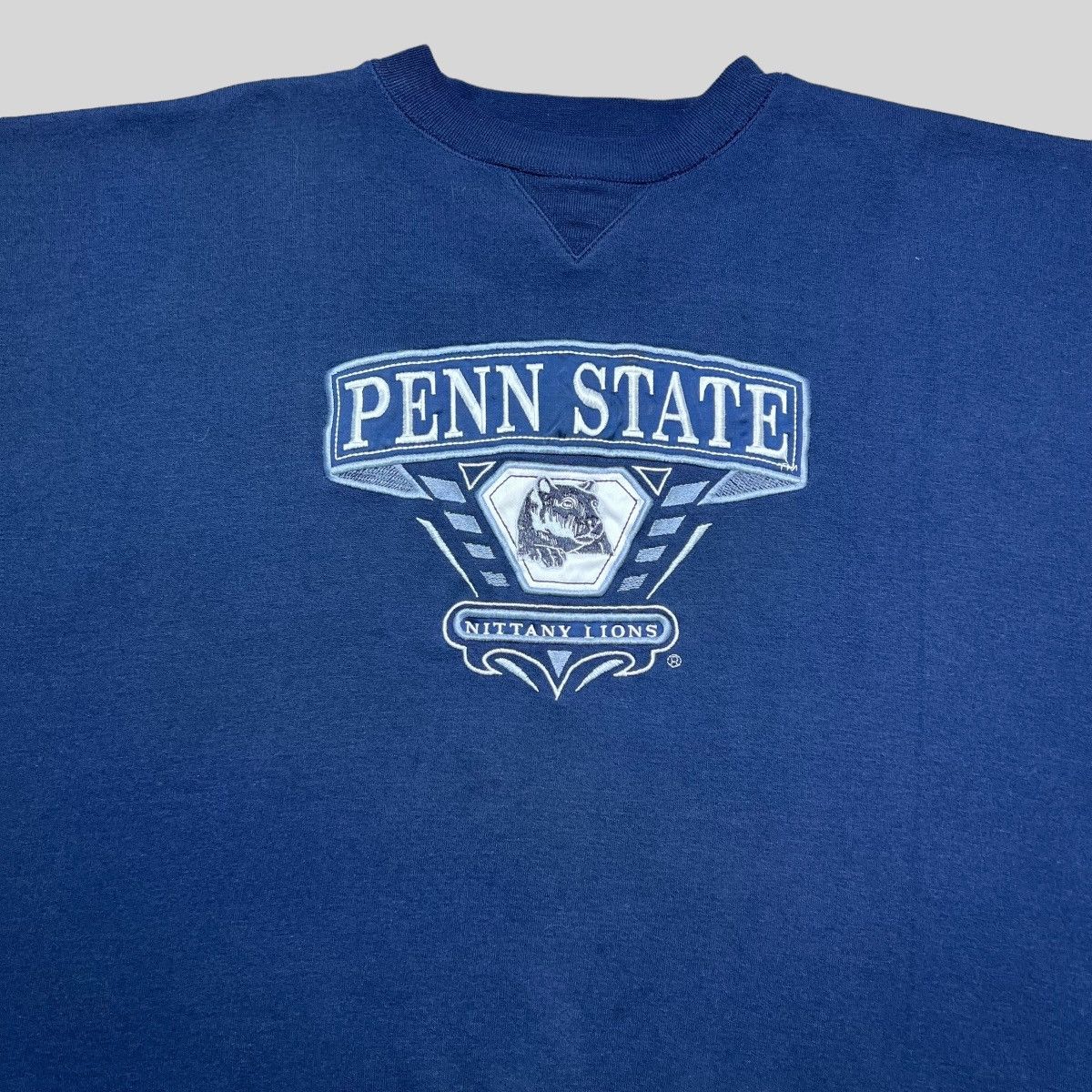 NCAA × Vintage Vtg 90s NCAA Penn State Nittany Lions Embroidered Sweatshirt Size US XL / EU 56 / 4 - 8 Thumbnail