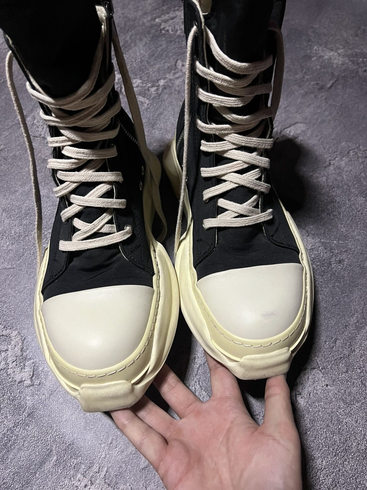 Rick Owens Abstract Ramones Hign