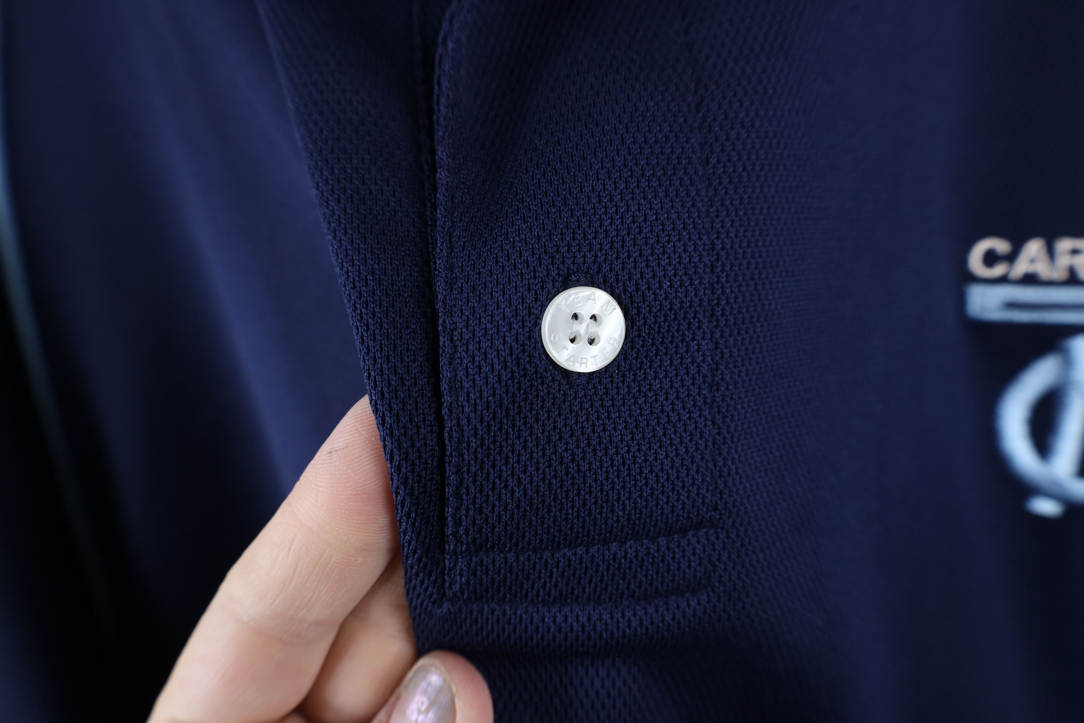 Starter × Vintage Vintage 90s Starter University of North Carolina Polo Shirt Size US XXL / EU 58 / 5 - 9 Thumbnail