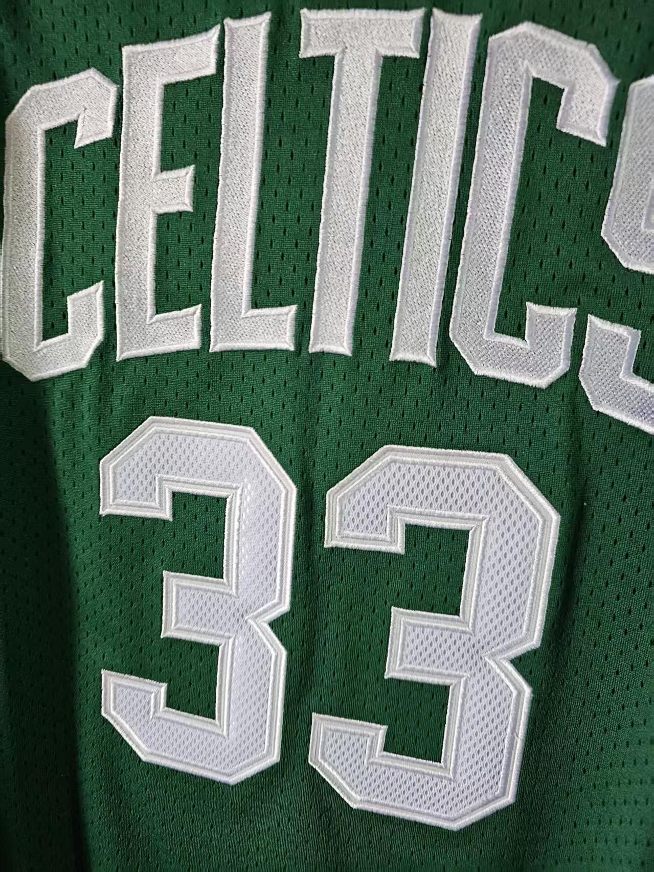 NBA Boston Celtics #33 Larry Bird Jersey Double Stitched Size US M / EU 48-50 / 2 - 3 Thumbnail