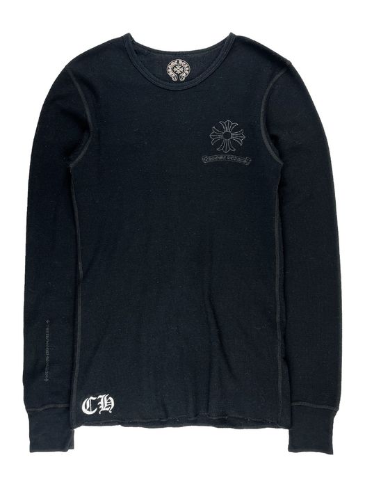 T-shirt Chrome Hearts Noir Logo Col Coeur - Taille L Homme Coton 2020s