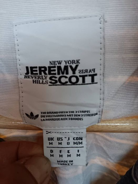Adidas ADIDAS JEREMY SCOTT TRACK TOP JACKET | Grailed