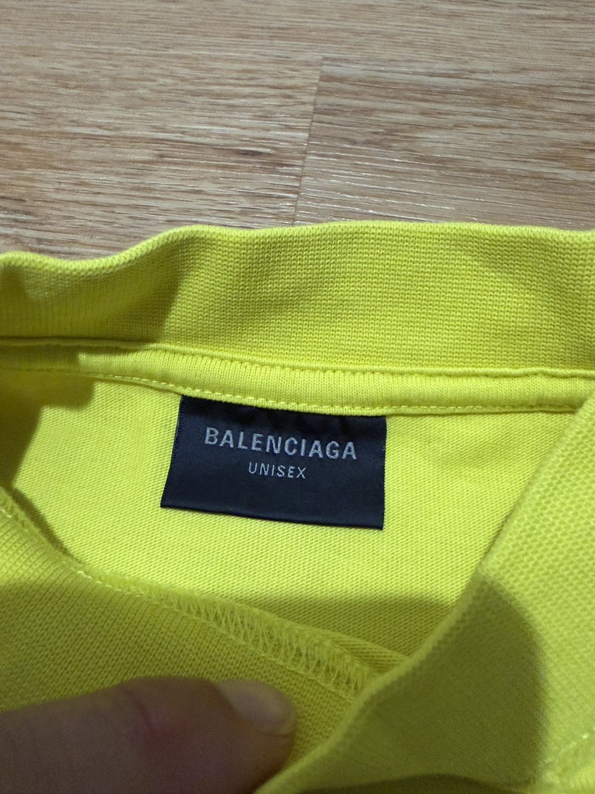 Balenciaga Balenciaga Darkwave yellow shirt Size US M / EU 48-50 / 2 - 5 Thumbnail