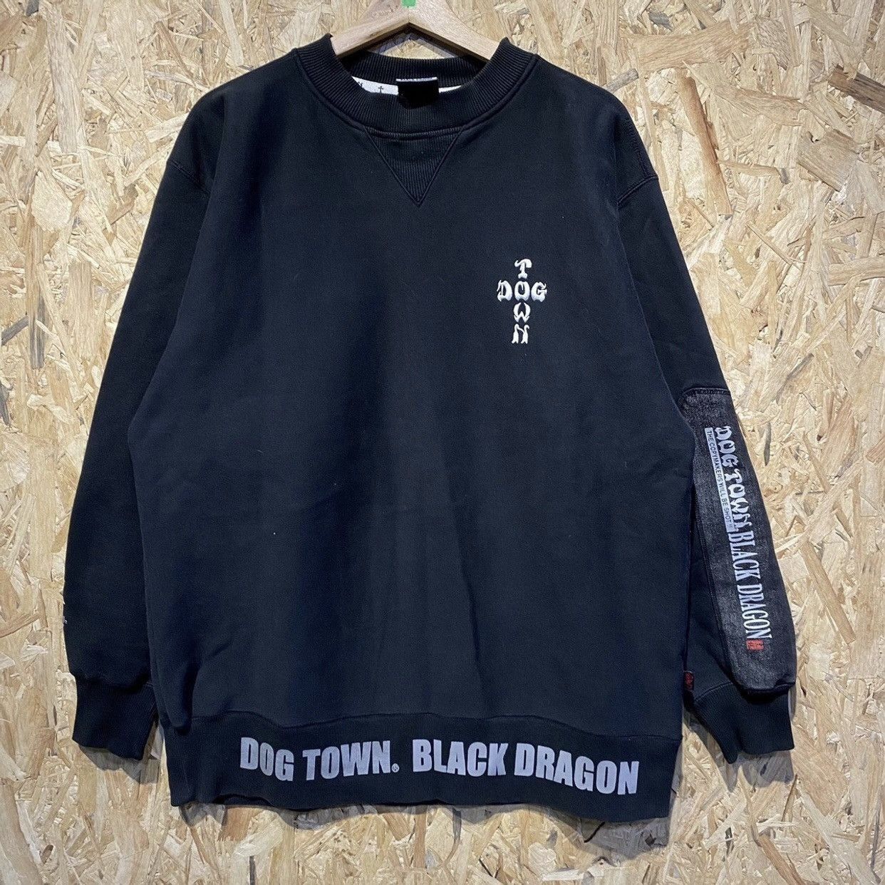 Dogtown Vintage 90s Dogtown Black Dragon Sweatshirt Size US XL / EU 56 / 4 - 2 Thumbnail
