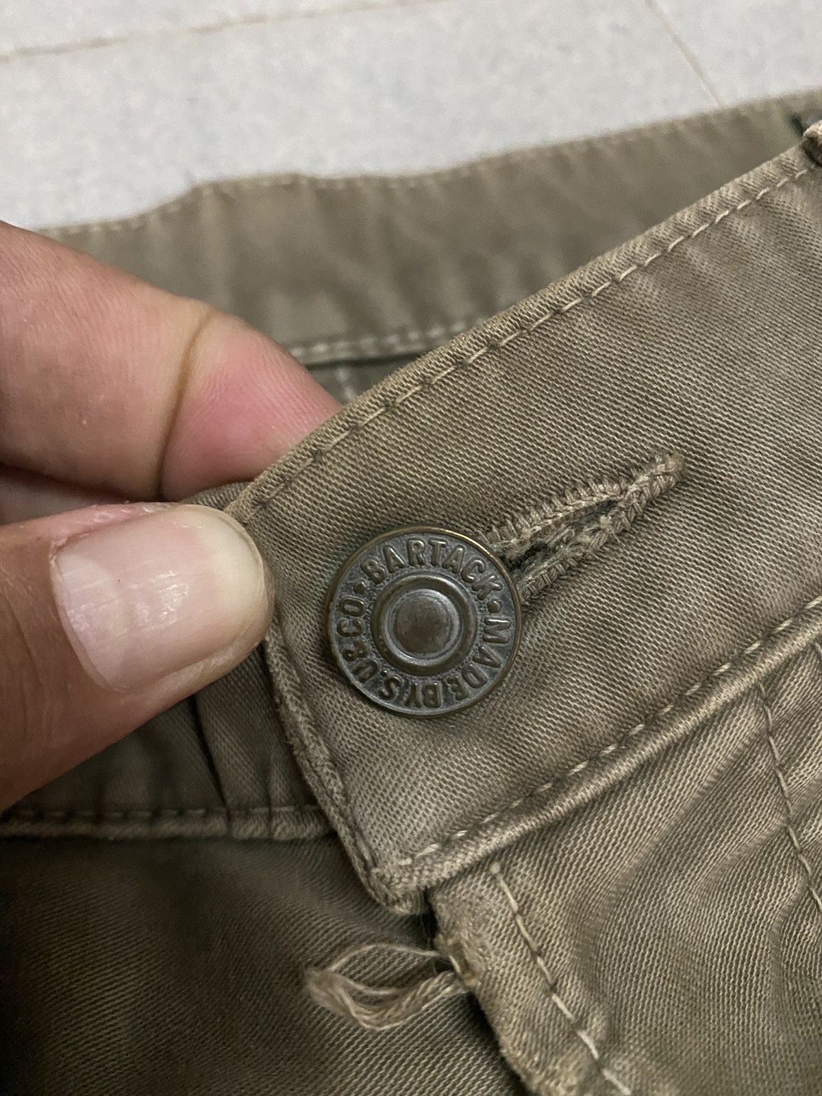 Japanese Brand × Vintage Vintage Bartack Japanese Distress Pants Size US 32 / EU 48 - 10 Thumbnail