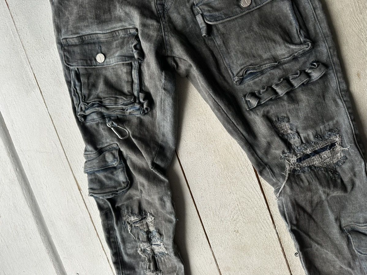 Other 🚨OPIUM GOTHIC DISTRESSED PUNK EMO JEANS 34 MENS RARE Y2k Size US 34 / EU 50 - 3 Thumbnail