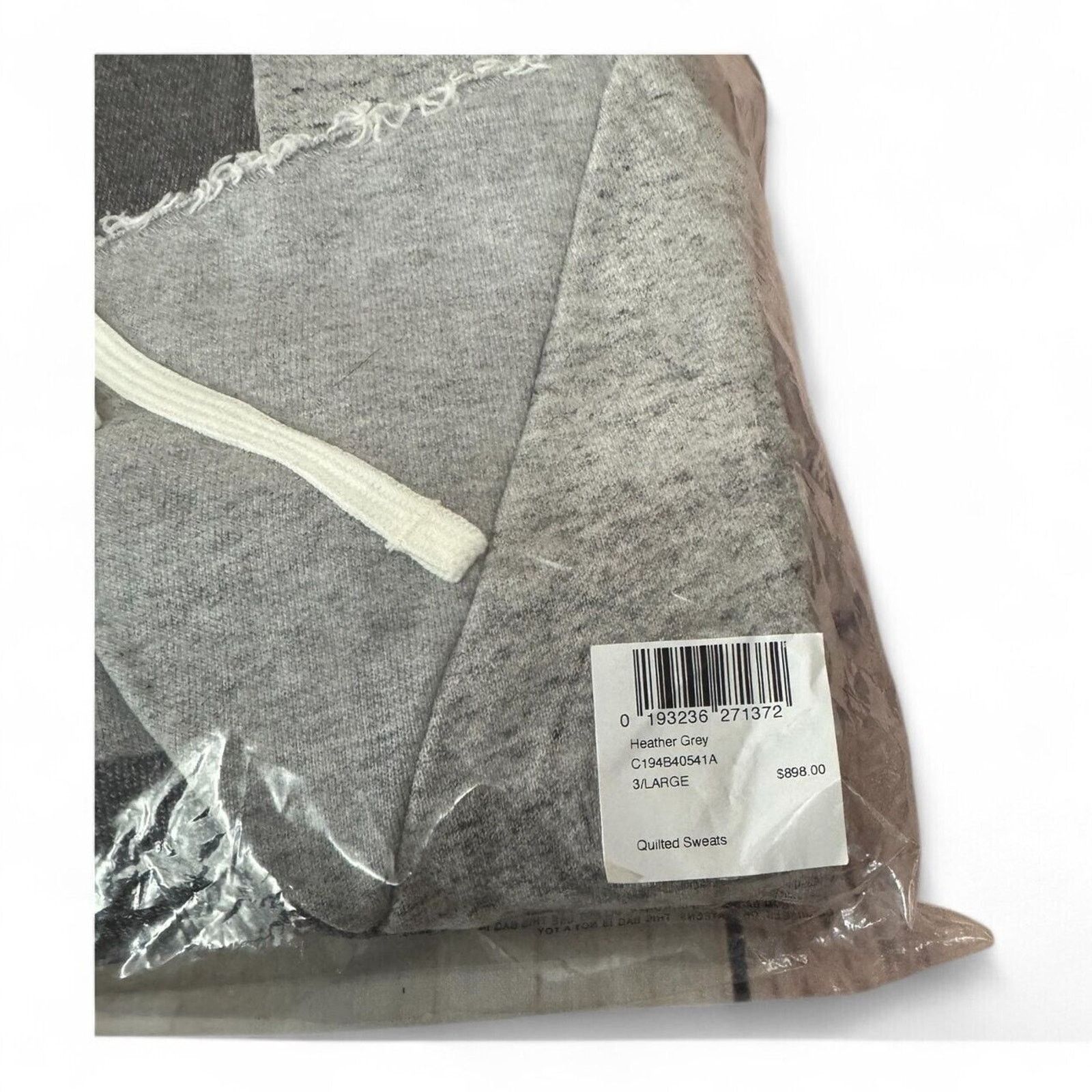 John Elliott John Elliott Quilted Heather Grey Sweatpants Sz 3 / Large Size US 36 / EU 52 - 7 Thumbnail
