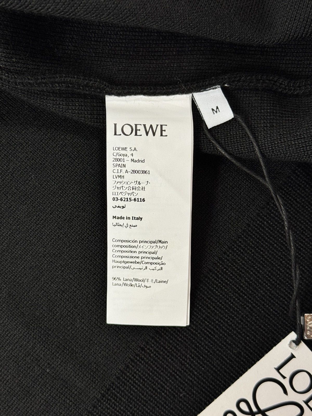 Loewe LOGO OVERSIZED ZIP UP HOODIE Size US L / EU 52-54 / 3 - 6 Thumbnail