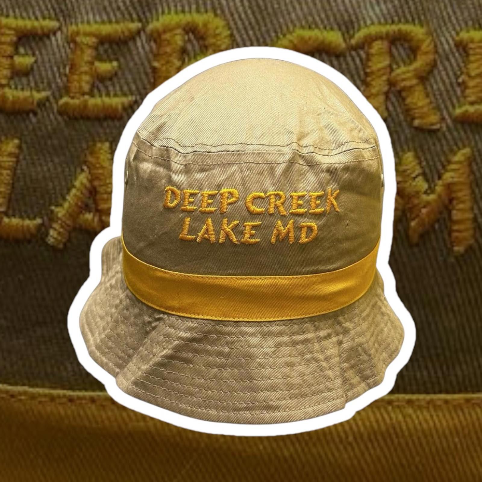 Designer Deep Creek Lake Bucket Hat - Casual Style Size ONE SIZE - 1 Thumbnail