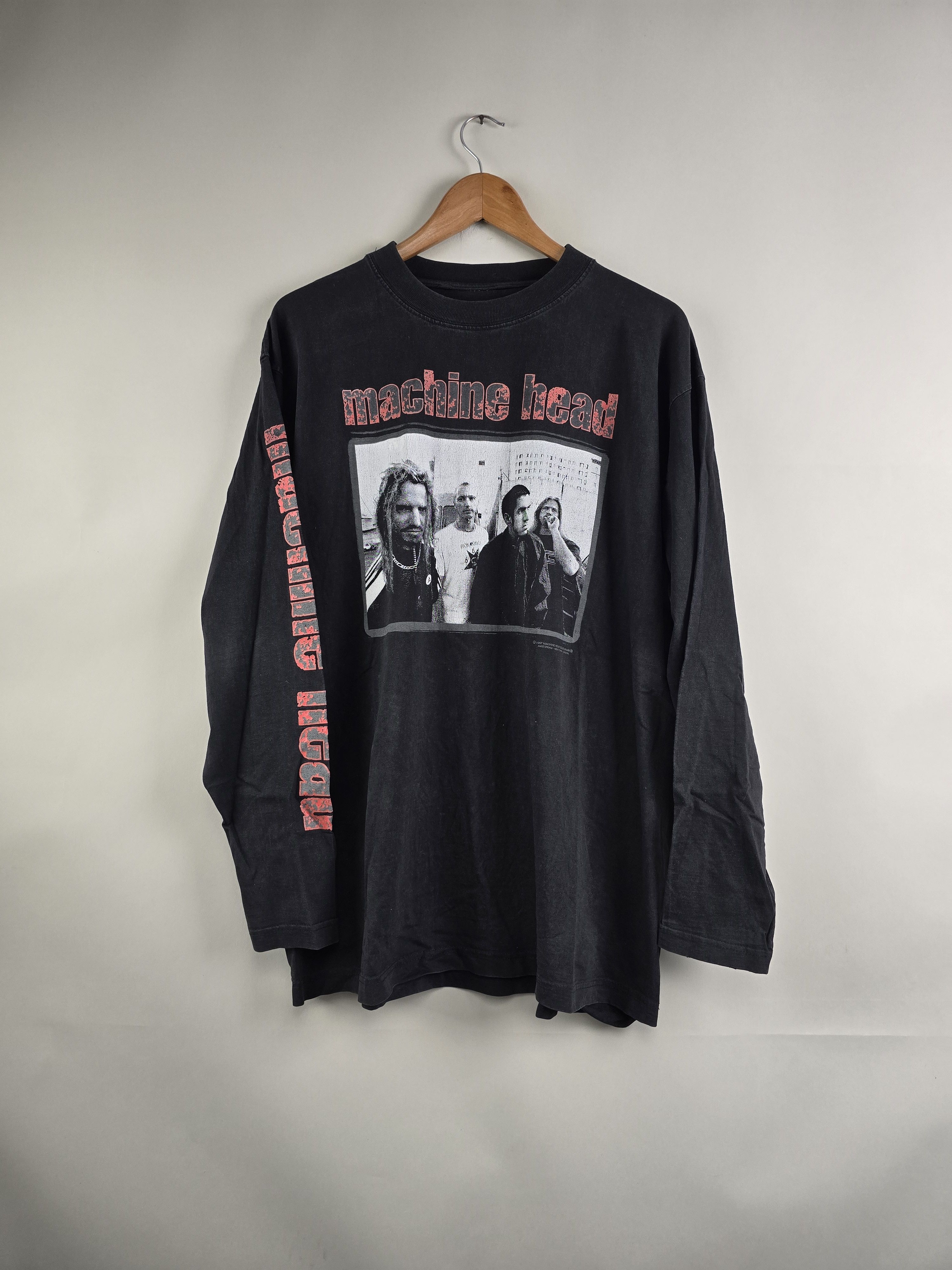 【古着】Machine Head ロングスリーブTシャツ 【90s】 Machine Head 90s Vintage Long Sleeve Shirt Rare Fit M - Etsy