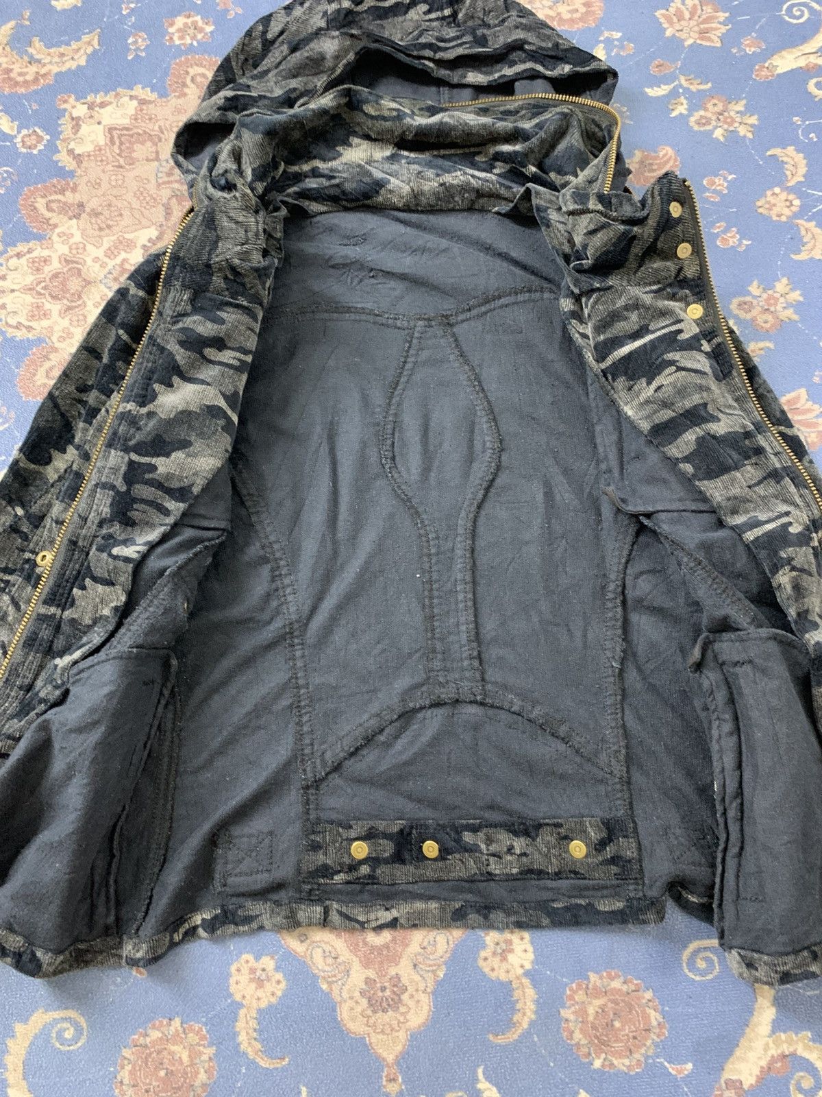 GOA Japanese Brand Fairy Bono Camo Corduroy Cropped Jacket Size US S / EU 44-46 / 1 - 8 Thumbnail