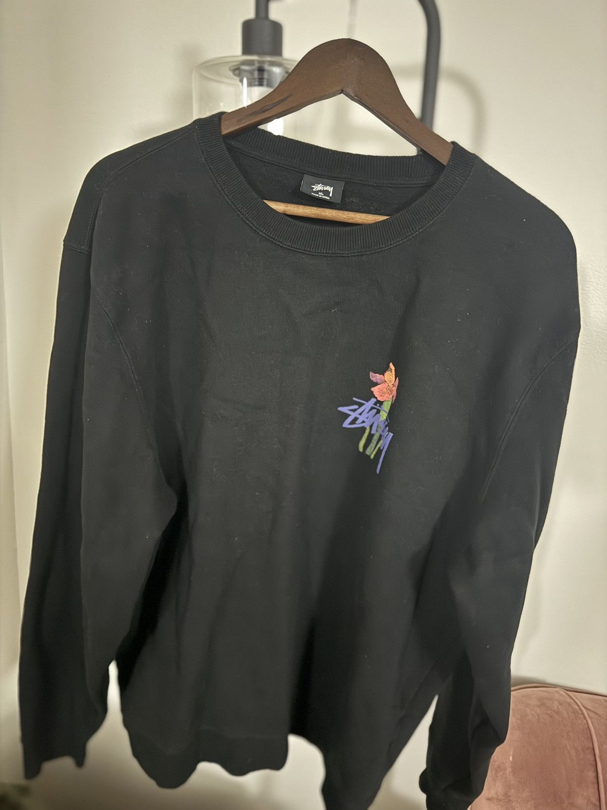 Stussy Stussy Water Flowers Crew (XL) | Grailed