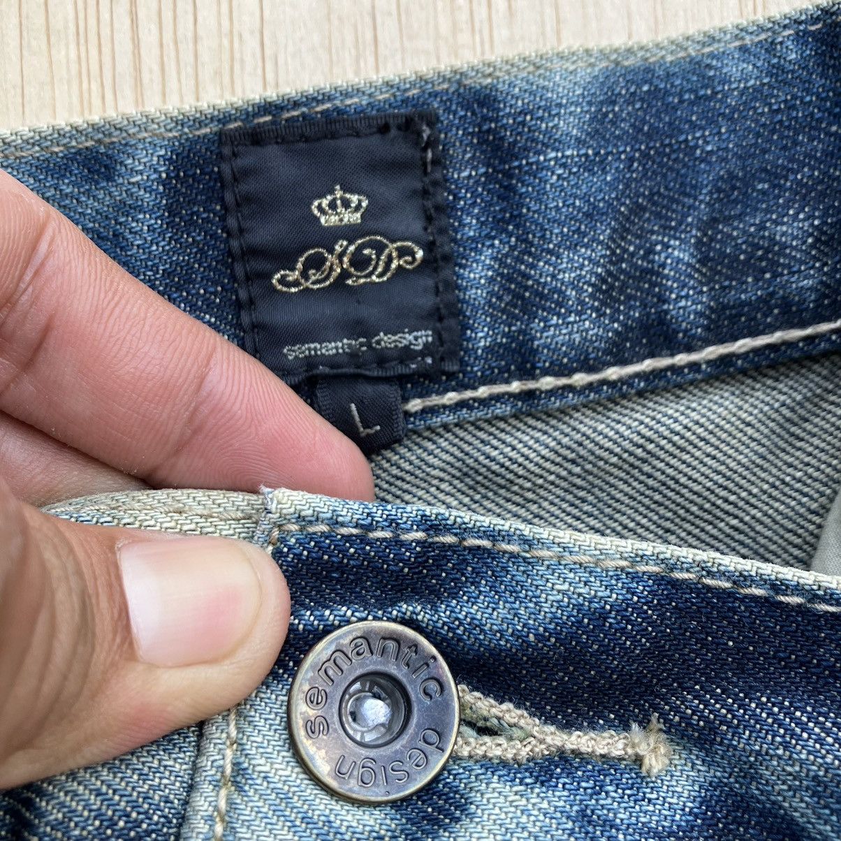 Japanese Brand × Vintage × semanticdesign SEMANTIC DESIGN WASHED DENIM Size US 32 / EU 48 - 5 Thumbnail