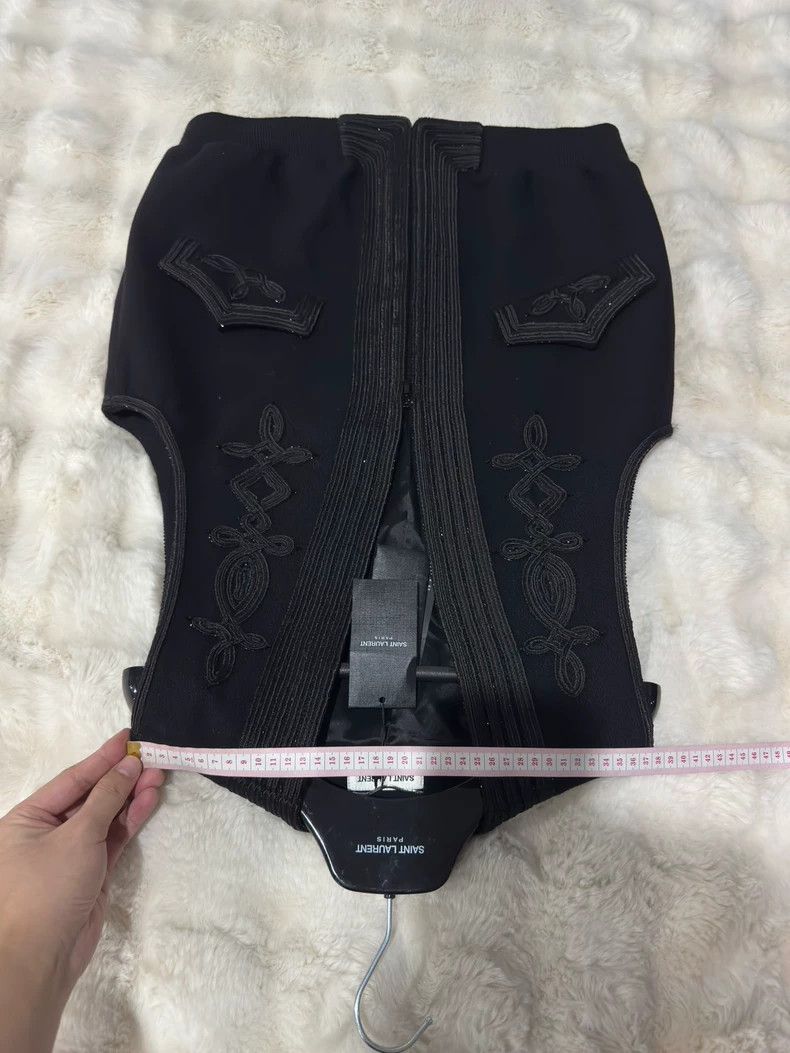 Other Saint Laurent Paris Show style rhinestone embroidered vest Size US M / EU 48-50 / 2 - 6 Thumbnail
