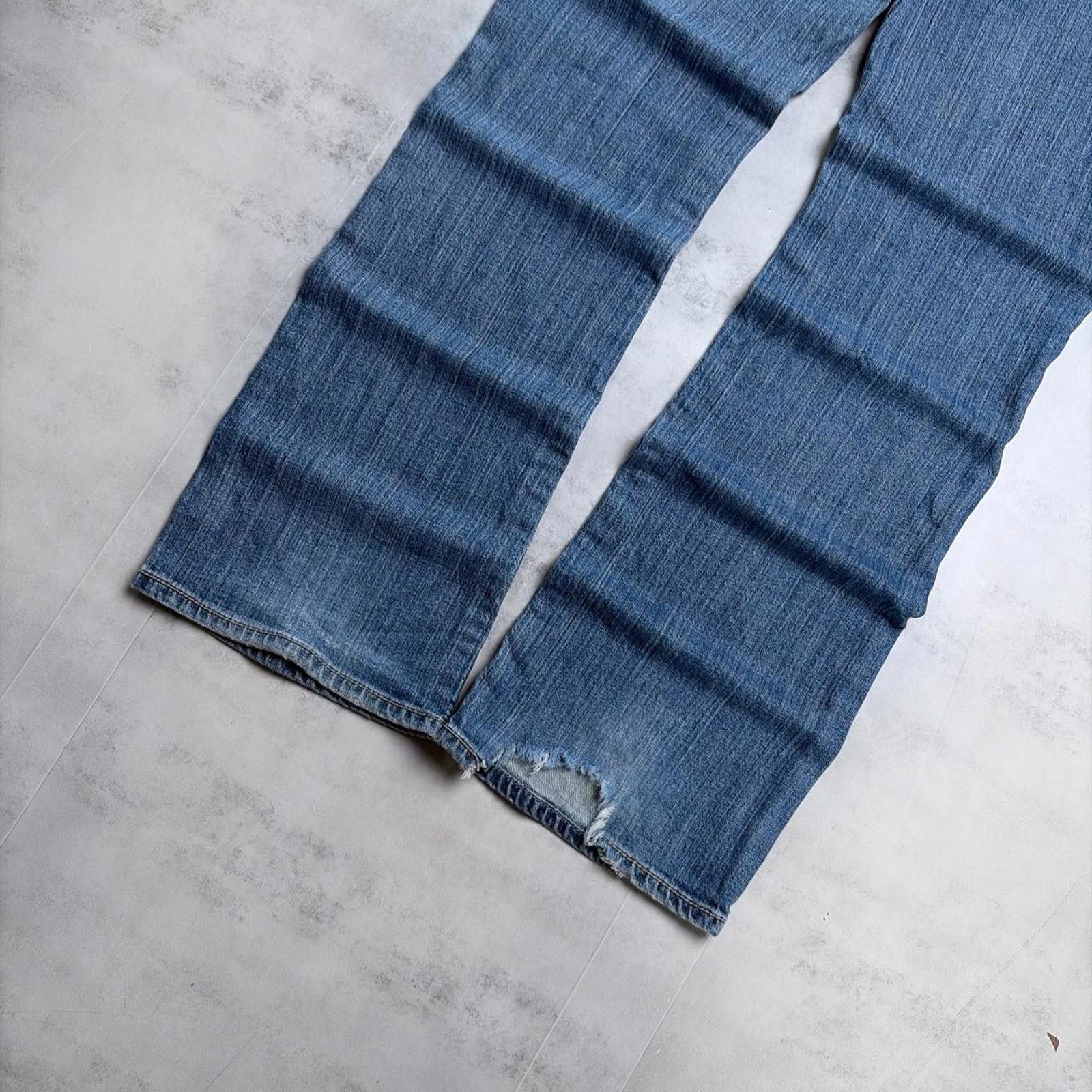Aeropostale Y2K Aeropostale Grunge Flared Denim Jeans Size 30" / US 8 / IT 44 - 3 Thumbnail