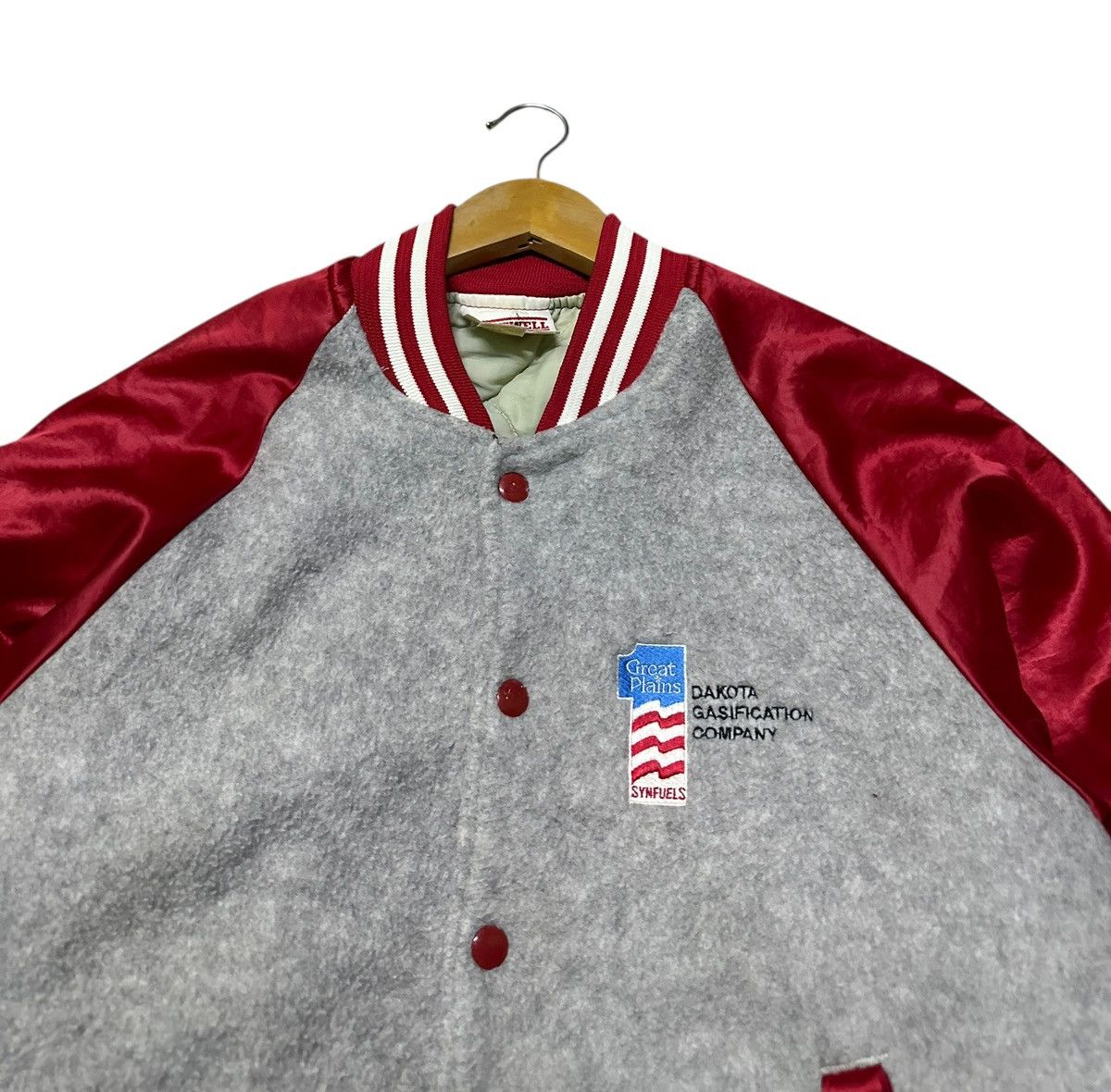 Vintage Vintage 90s Hartwell Dakota Gasification company varsity Size US S / EU 44-46 / 1 - 3 Thumbnail