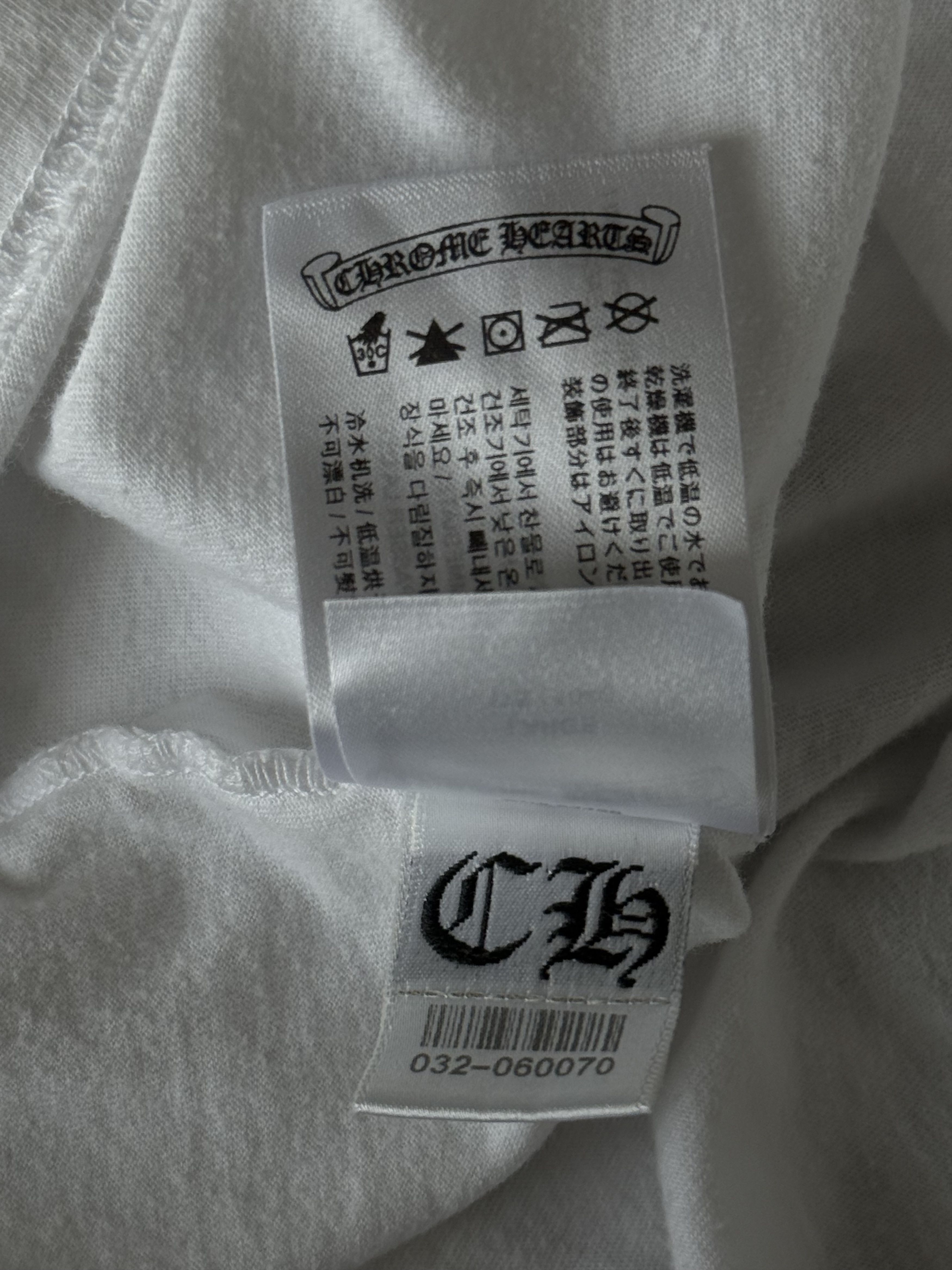 Chrome Hearts Chrome Hearts White & Red NY Longsleeve T-Shirt Size US L / EU 52-54 / 3 - 7 Thumbnail