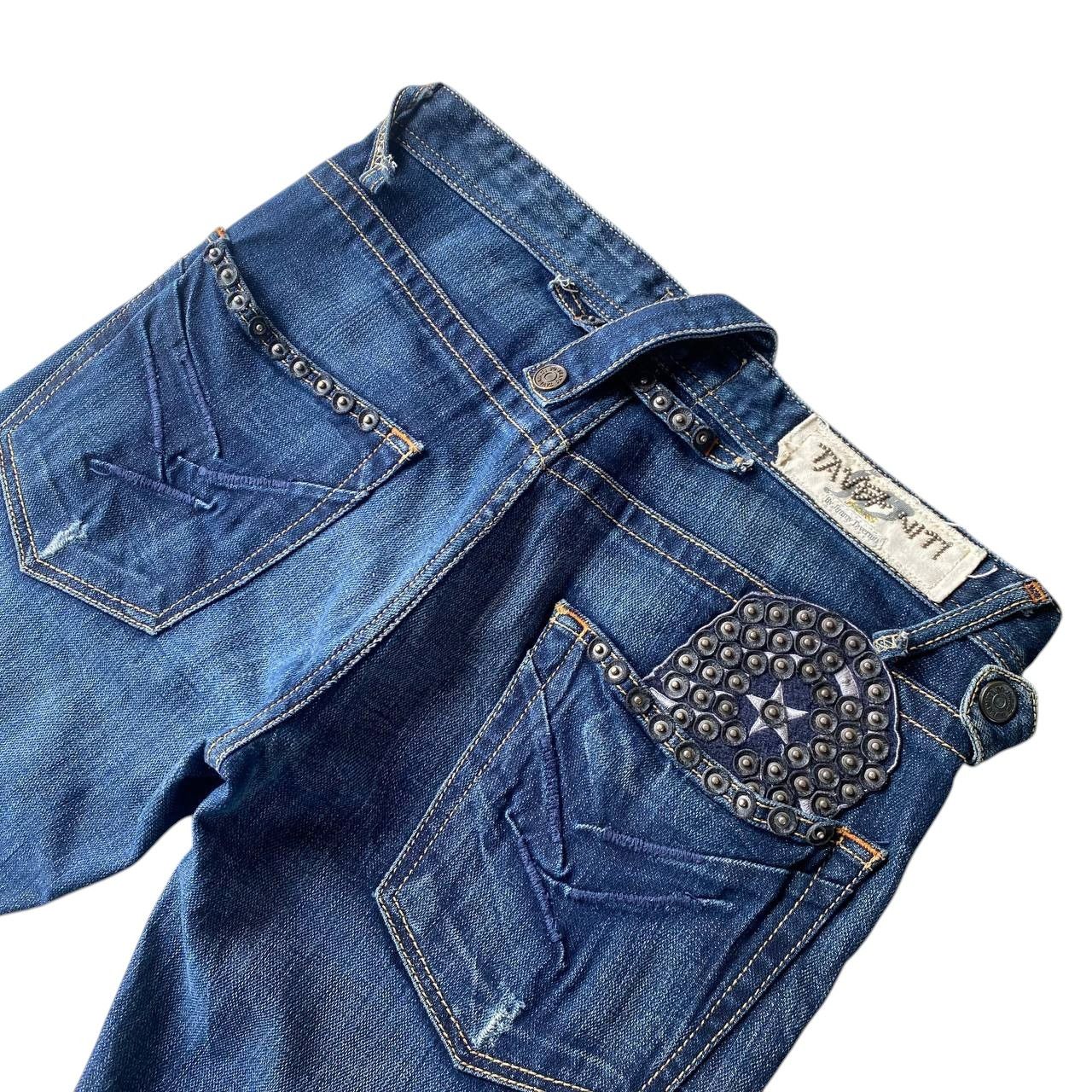 Jimmy Taverniti Archival Y2K Jimmy Taverniti So Jeans Studded Denim Size US 31 - 13 Thumbnail