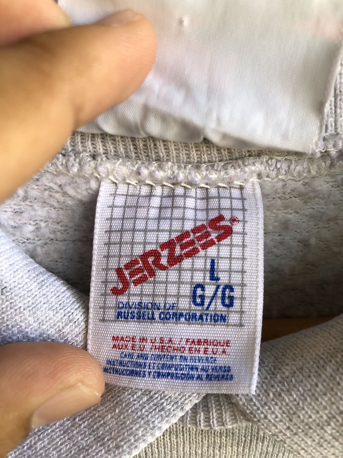 Jerzees × Vintage Vintage 90s Morning Sun Jerzees polos sweatshirt Size US L / EU 52-54 / 3 - 9 Thumbnail