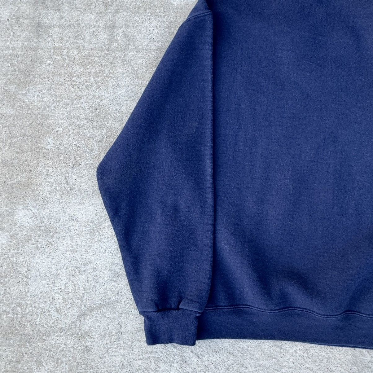 Nike × Russell Athletic × Stussy Vintage 90s Blue Essential Russel Crewneck Boxy Medium Size US M / EU 48-50 / 2 - 9 Thumbnail