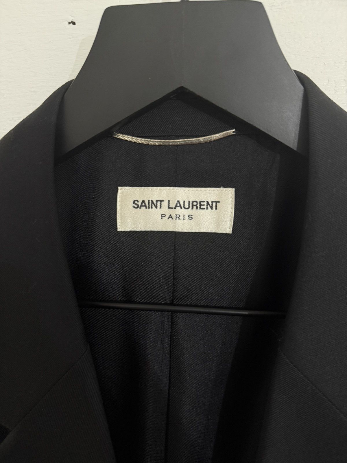 Saint Laurent Paris F/W16 Palladium Miltary Blazer *Rare* Size 54R - 5 Thumbnail