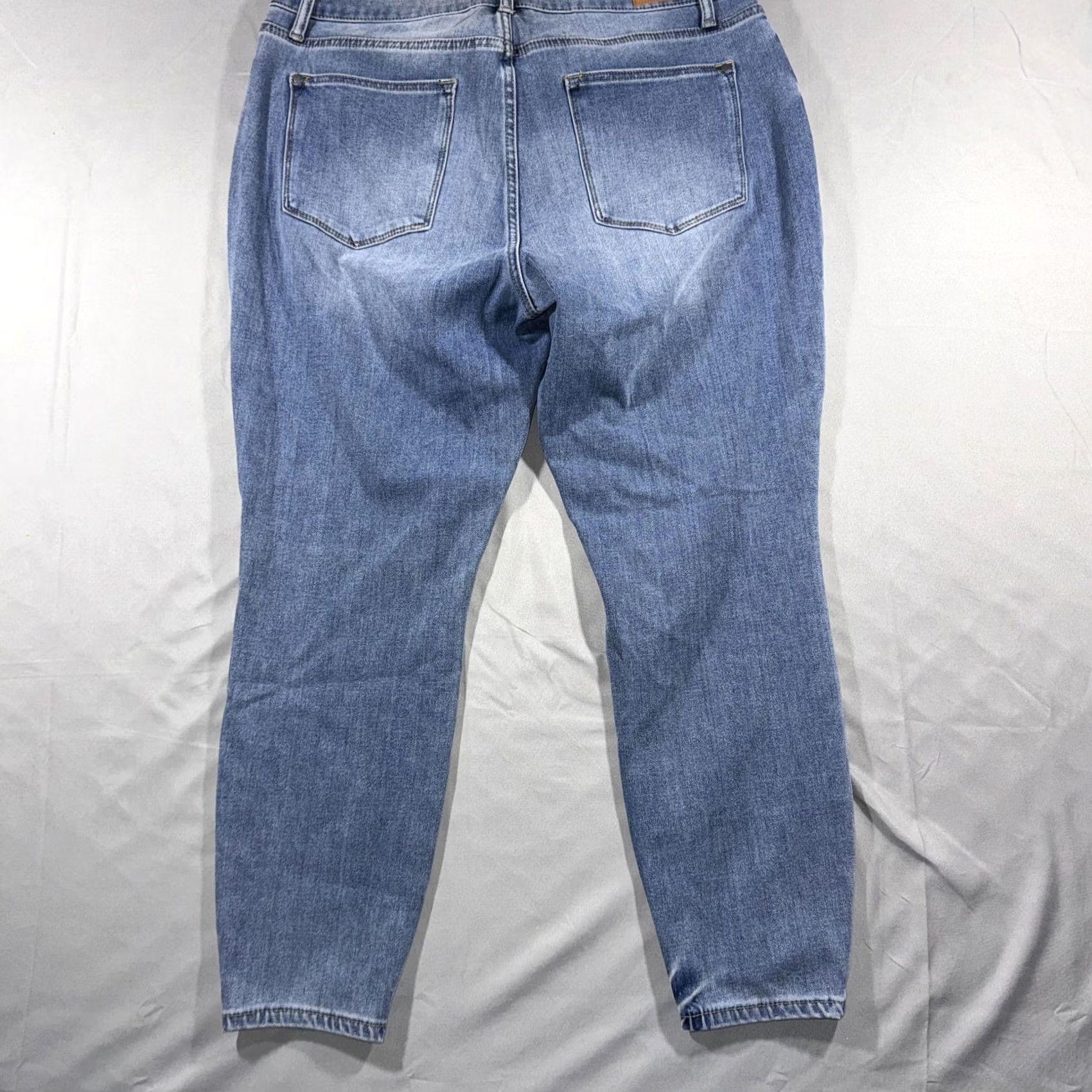 Vintage Judy Blue Jeans Womens 18W Medium Wash High Rise Skinny Stretch Denim Pants Size 40" / US 18 - 2 Thumbnail