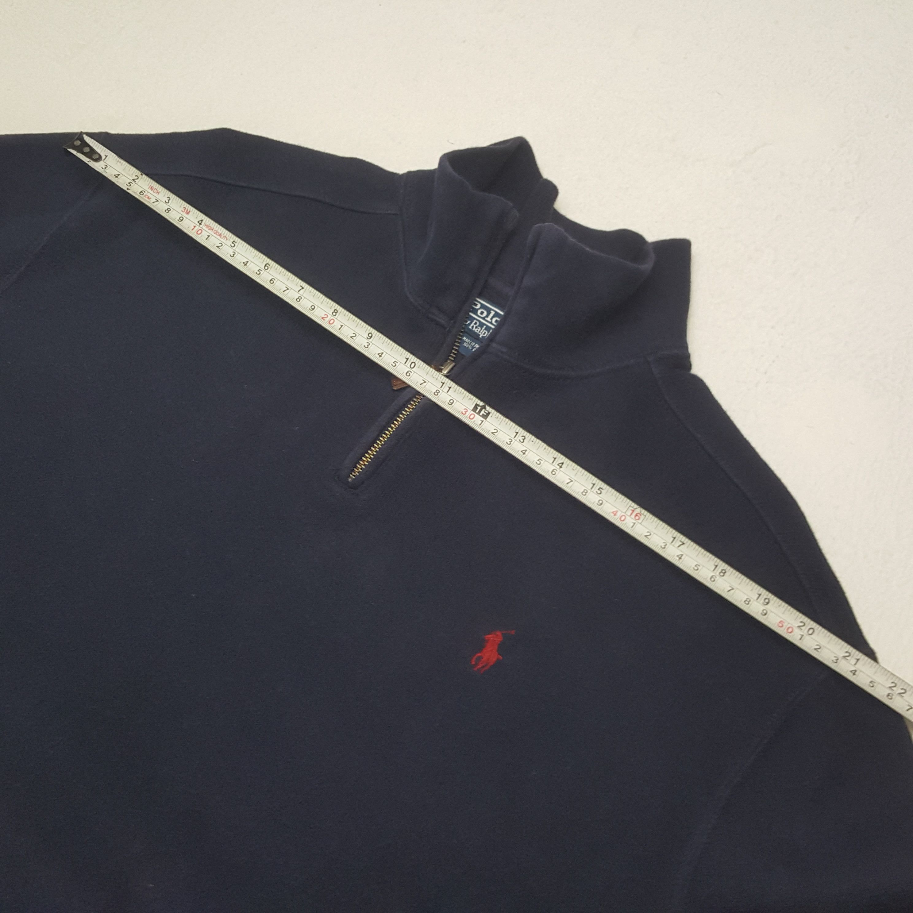 Polo Ralph Lauren × Vintage Vintage Polo Ralph Lauren Half Zipper Sweatshirt C288N24 Size US XXL / EU 58 / 5 - 6 Thumbnail