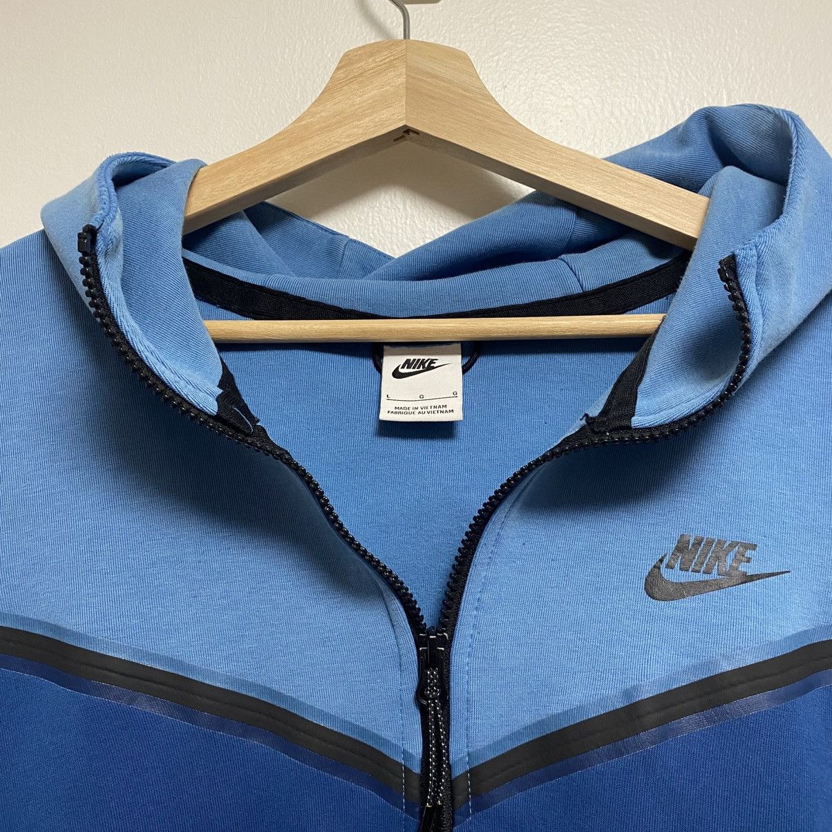 Nike Nike Tech Fleece Hoodie Two Tone Blue Large Size US L / EU 52-54 / 3 - 7 Thumbnail