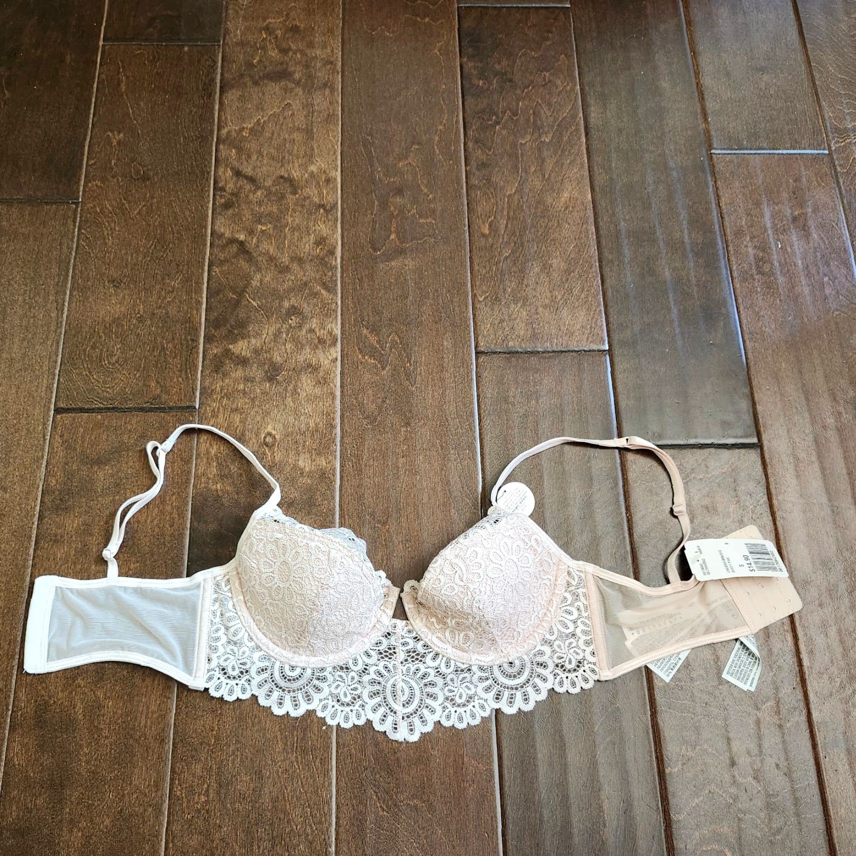 Forever 21 Forever 21 Bra - Bralette - Dusty Pink - S - NWT - Women - Nylon Spandex - Solid - Lightweight Lingerie Size ONE SIZE - 2 Thumbnail