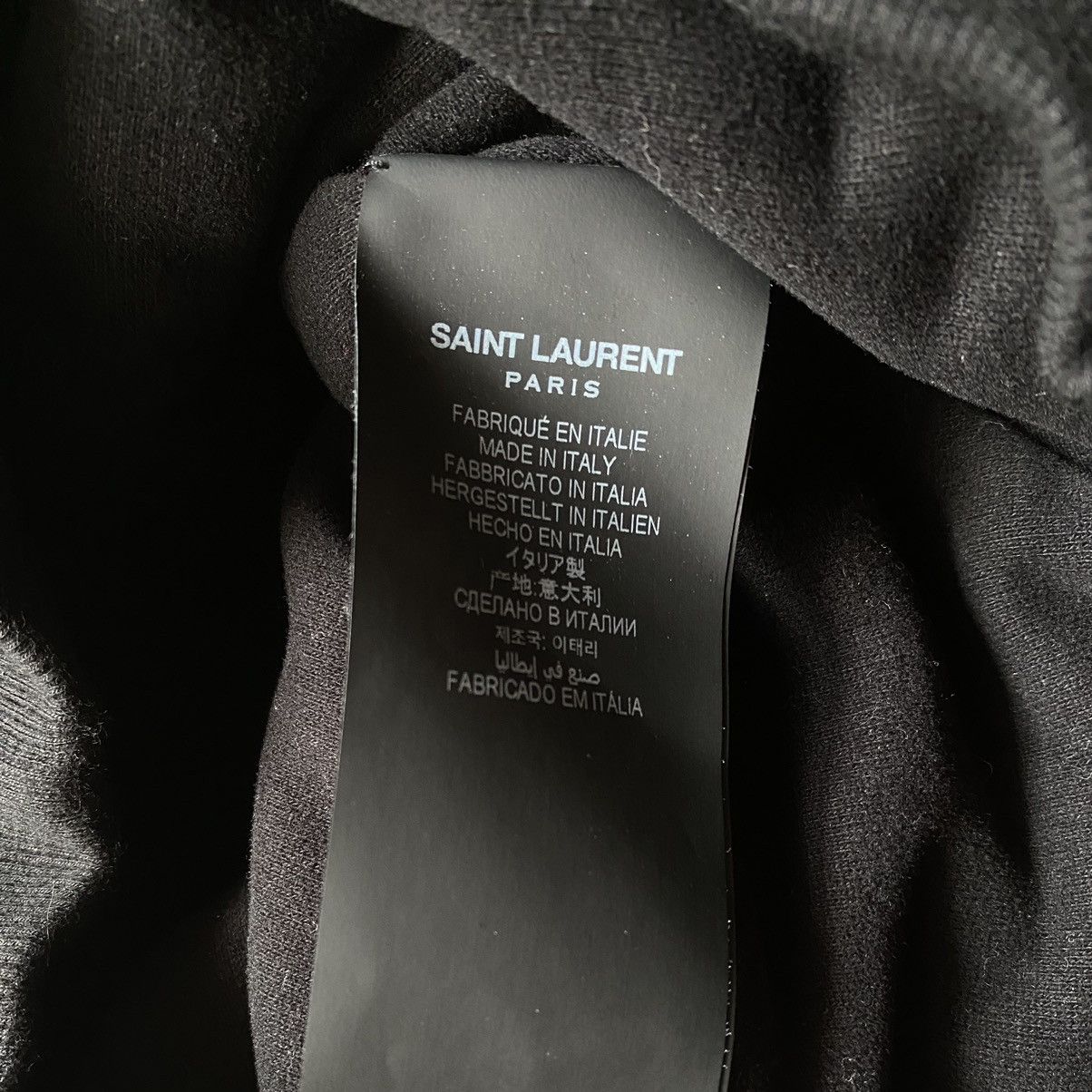 Saint Laurent Paris SLP Logo Raglan Sweater Size S / US 4 / IT 40 - 6 Thumbnail