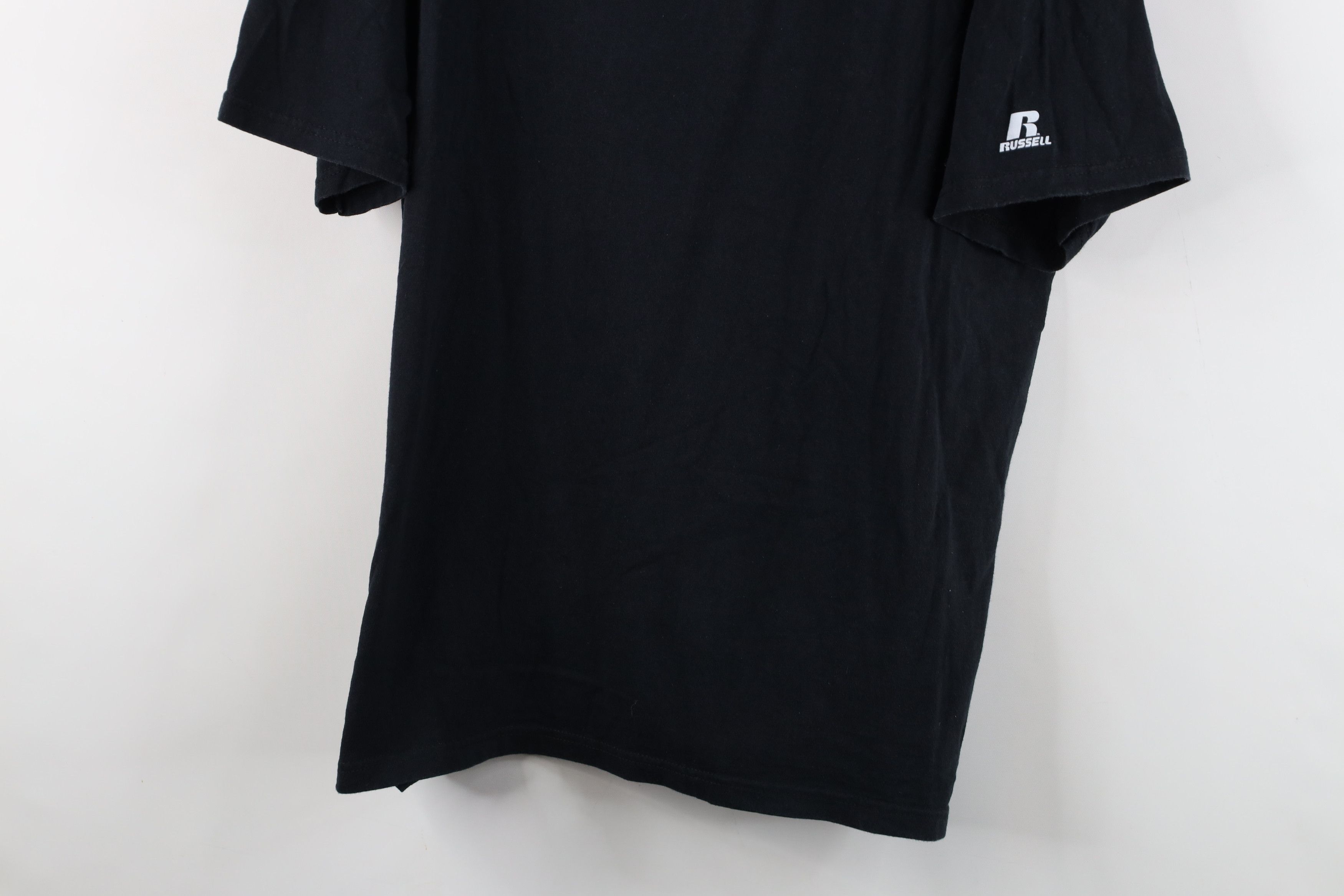 Russell Athletic Vintage Russell Athletic Short Sleeve T-Shirt Black Cotton Size US XL / EU 56 / 4 - 3 Thumbnail
