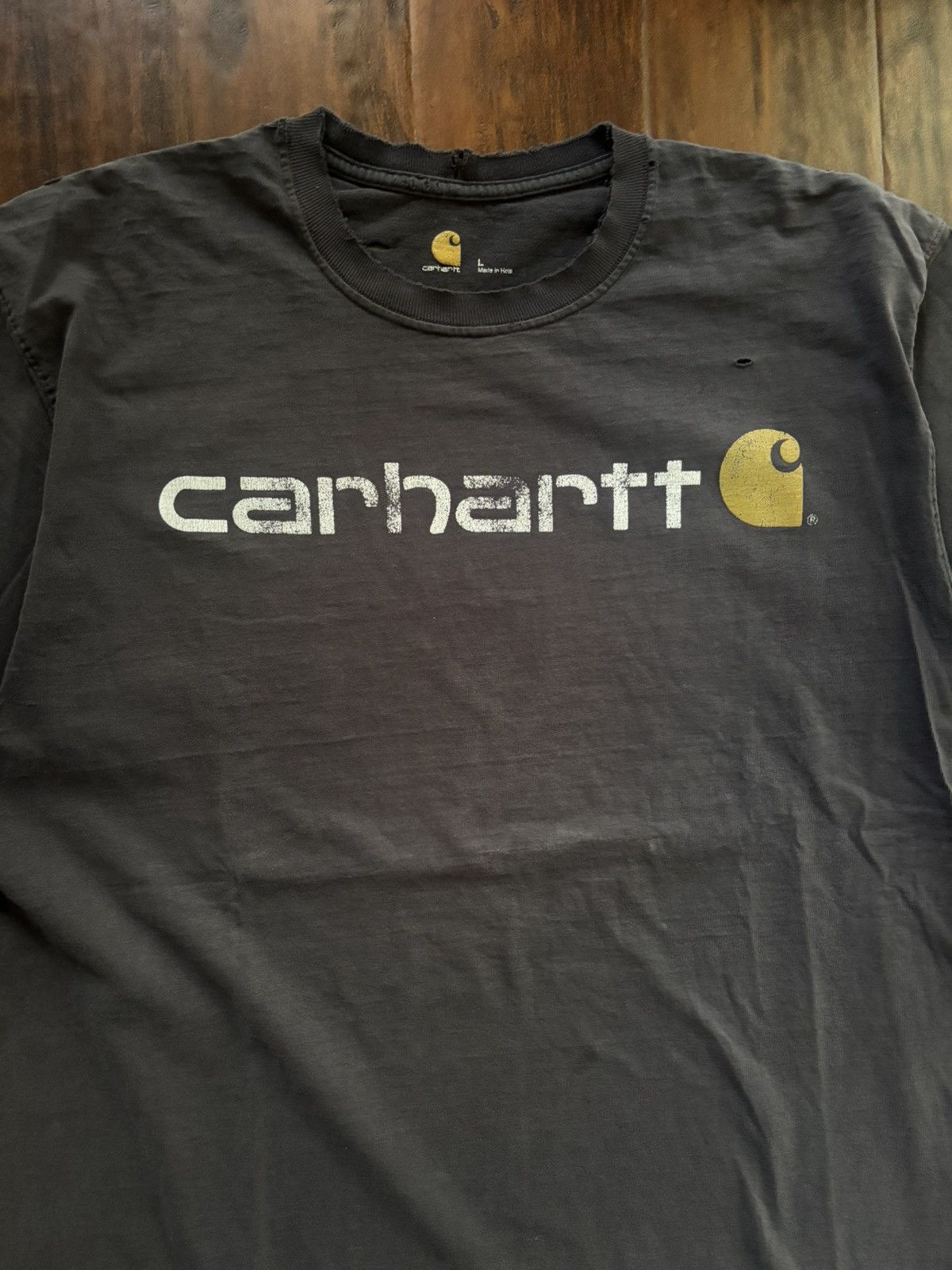 Carhartt vintage faded thrashed carhartt tee Size US L / EU 52-54 / 3 - 1 Thumbnail