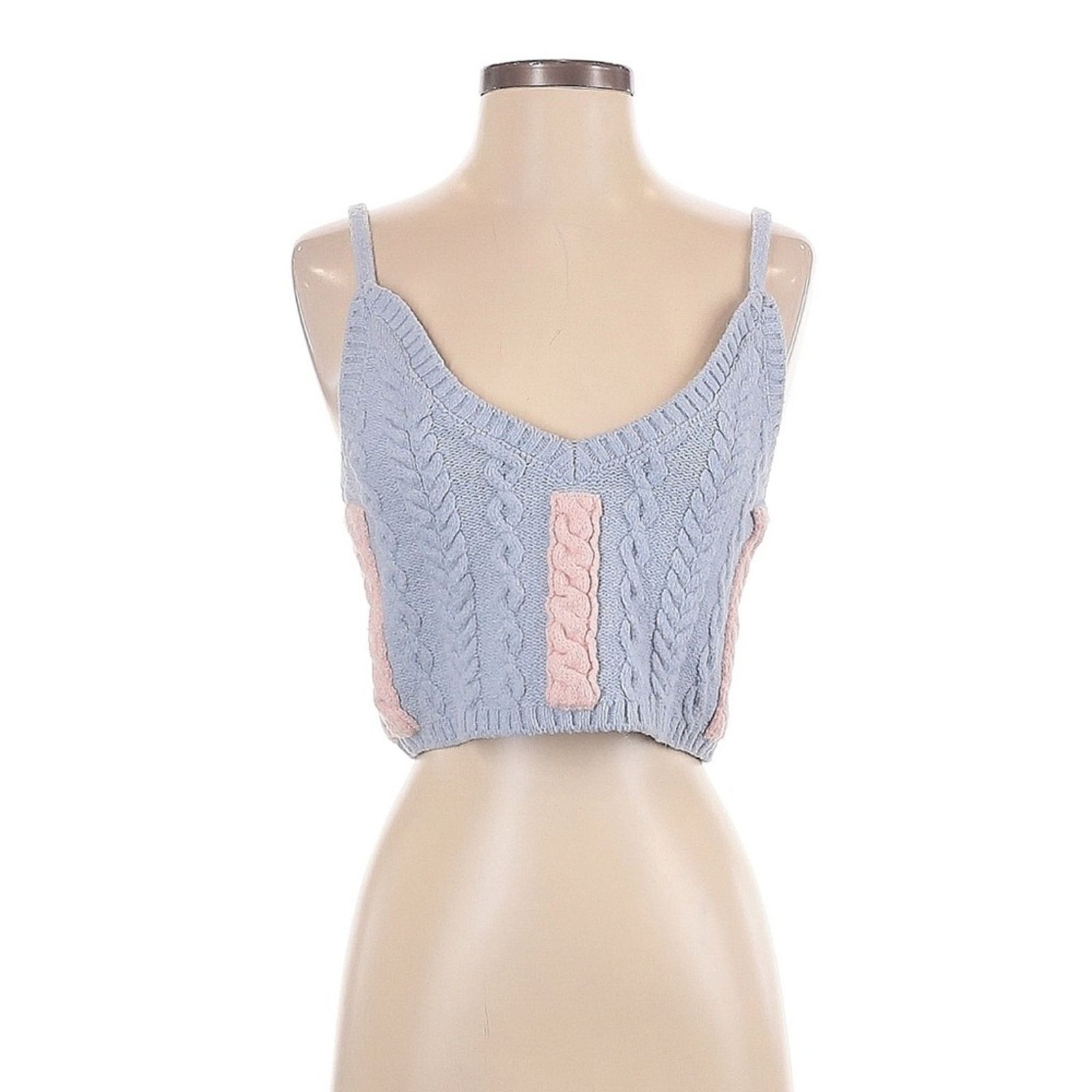 For Love & Lemons For Love & Lemons Paige Knit Crop Top - Size Small Size S / US 4 / IT 40 - 1 Thumbnail
