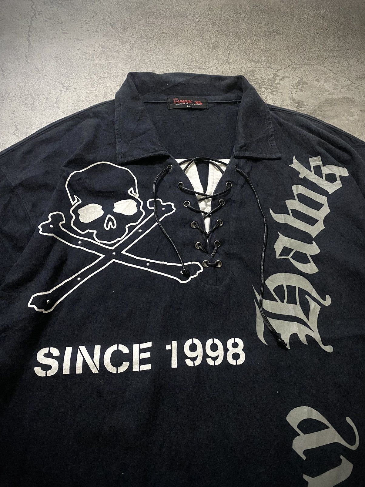 Hysteric Glamour Tony Hawks skull laced poem ifsixwasnine tshirt Size US L / EU 52-54 / 3 - 3 Thumbnail