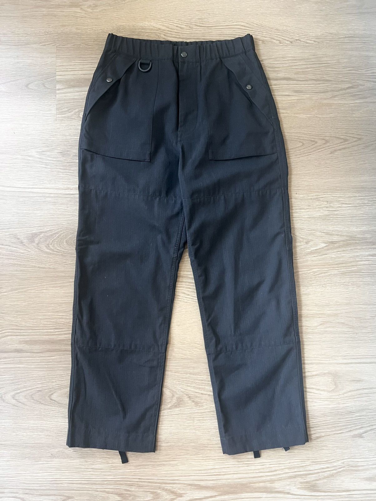 Takibi Ripstop Over Pant in Black/Charcoal size S