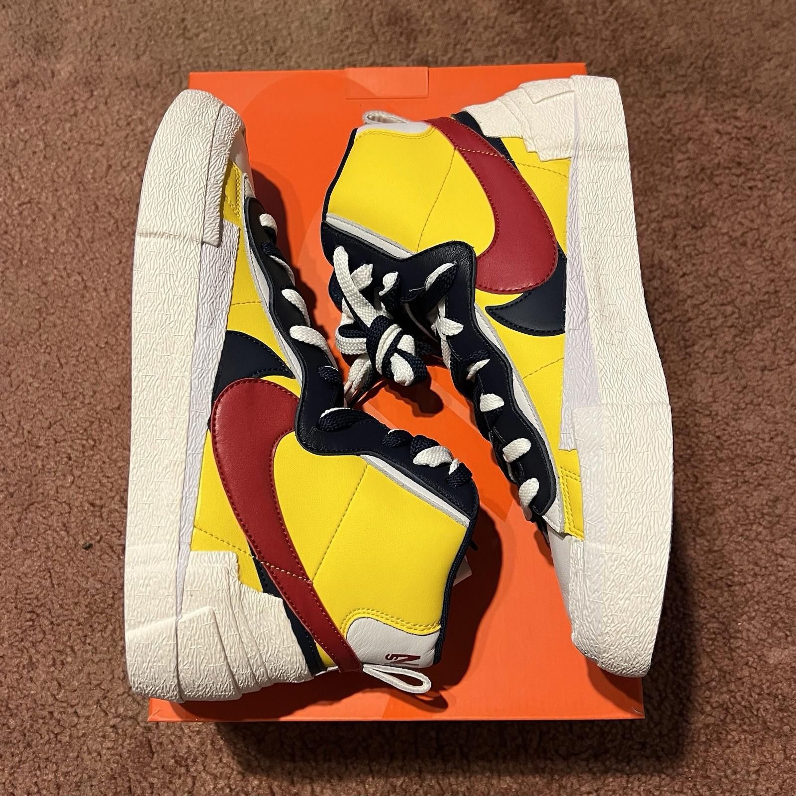 2019 Nike Blazer Mid Sacai Snow Beach BV0072-700 US10.5