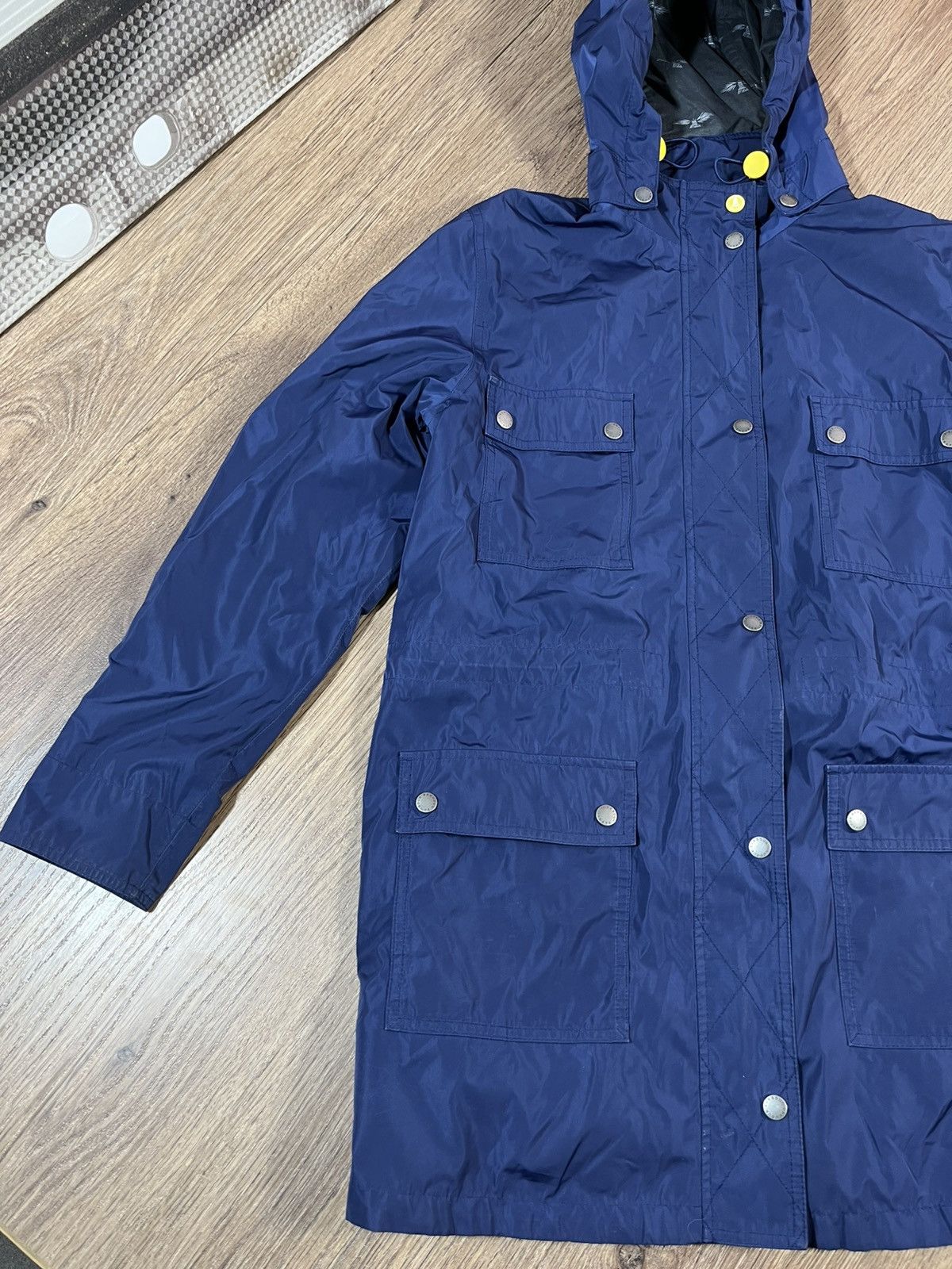 Barbour Barbour Women’s Nylon Hackamore Parka Jacket Size L / US 10 / IT 46 - 2 Thumbnail