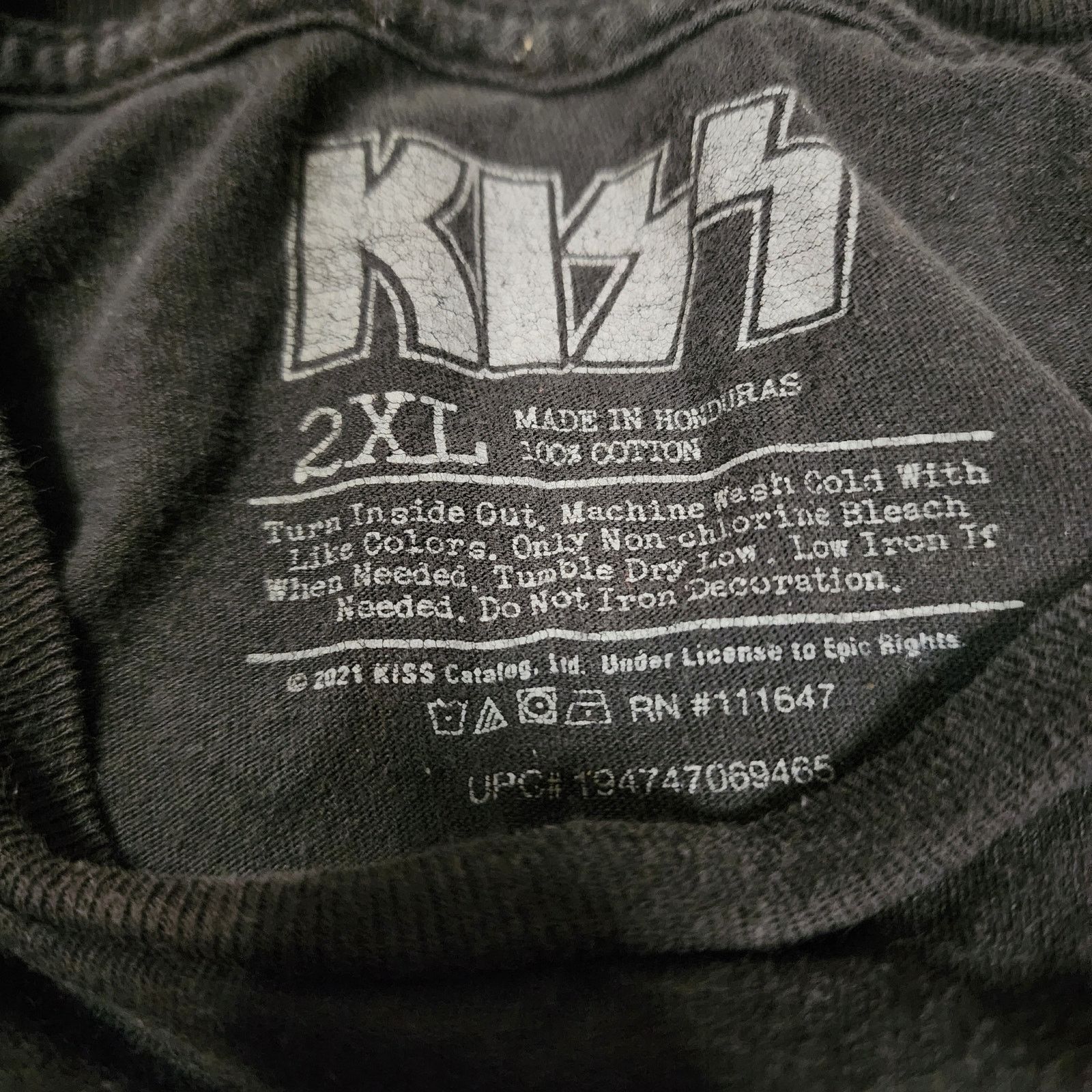 KISS Kiss World Tour shirt Size 2X NOT vintage 2333 Size US XXL / EU 58 / 5 - 4 Thumbnail