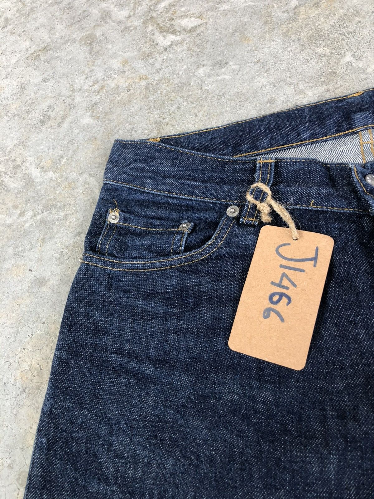 Helmut Lang Helmut Lang Jeans Classic Raw Denim Classic Size US 31 - 16 Thumbnail