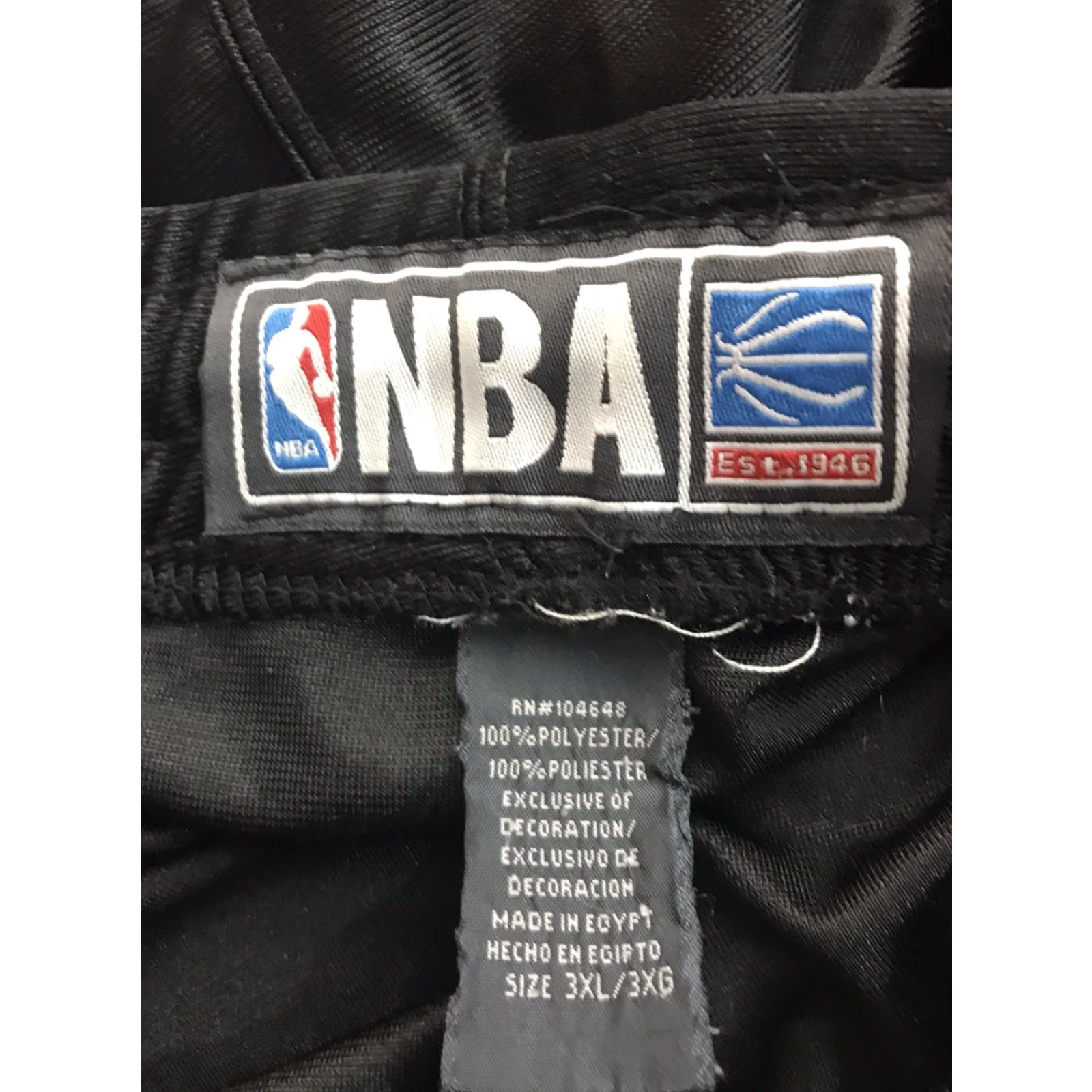 NBA NBA Black/Red Basketball Shorts Mens Size 3X Egypt Size US 39 - 7 Thumbnail