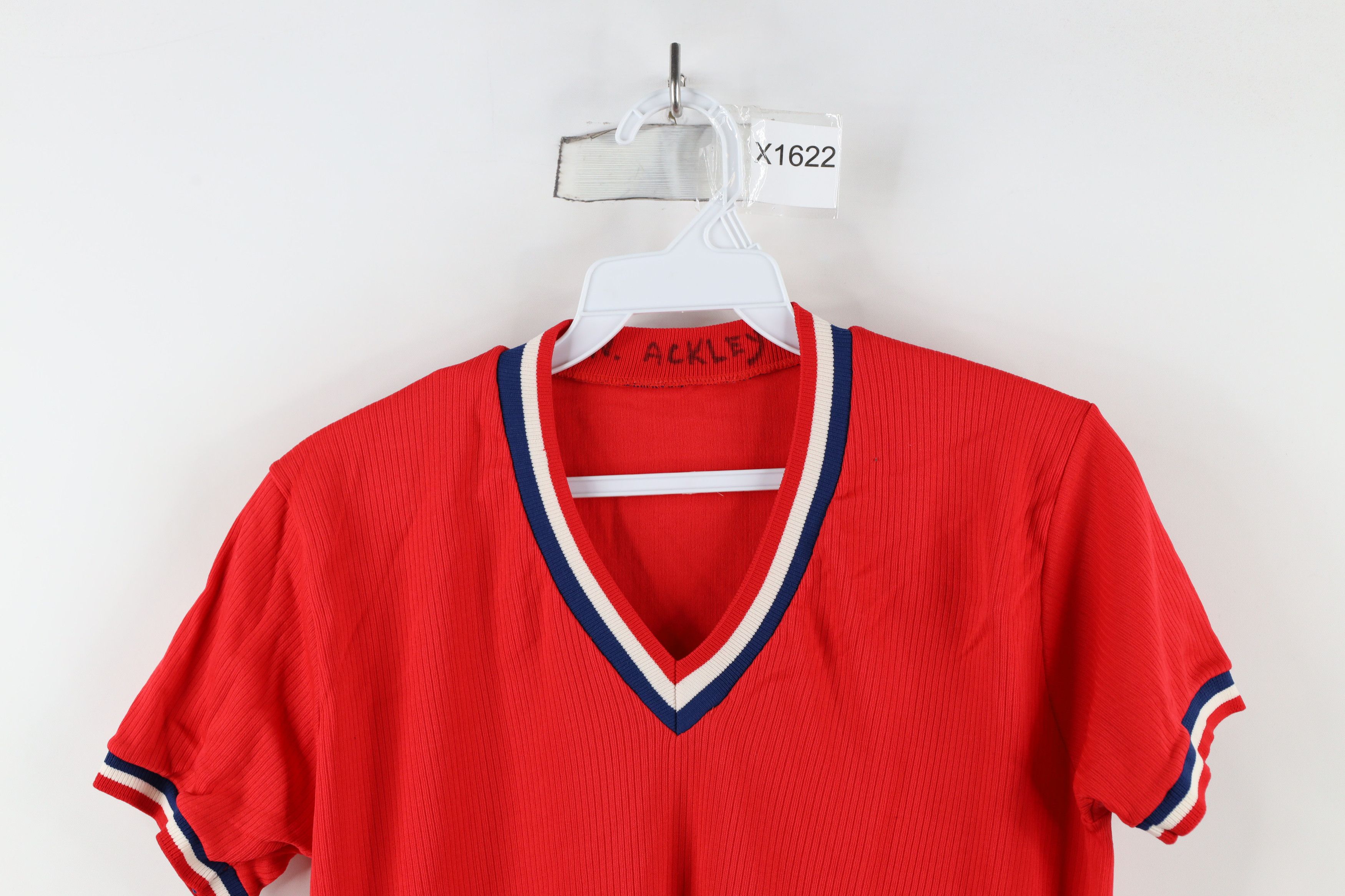 Vintage Vintage 60s 70s Streetwear Ribbed Knit Ringer T-Shirt USA Size S / US 4 / IT 40 - 2 Thumbnail
