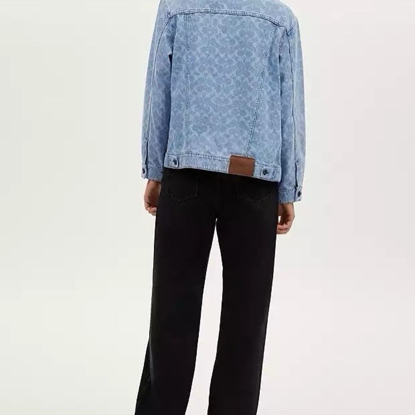 Coach NWT COACH Signature Denim Jacket Woman's CL264 Small Size S / US 4 / IT 40 - 5 Thumbnail