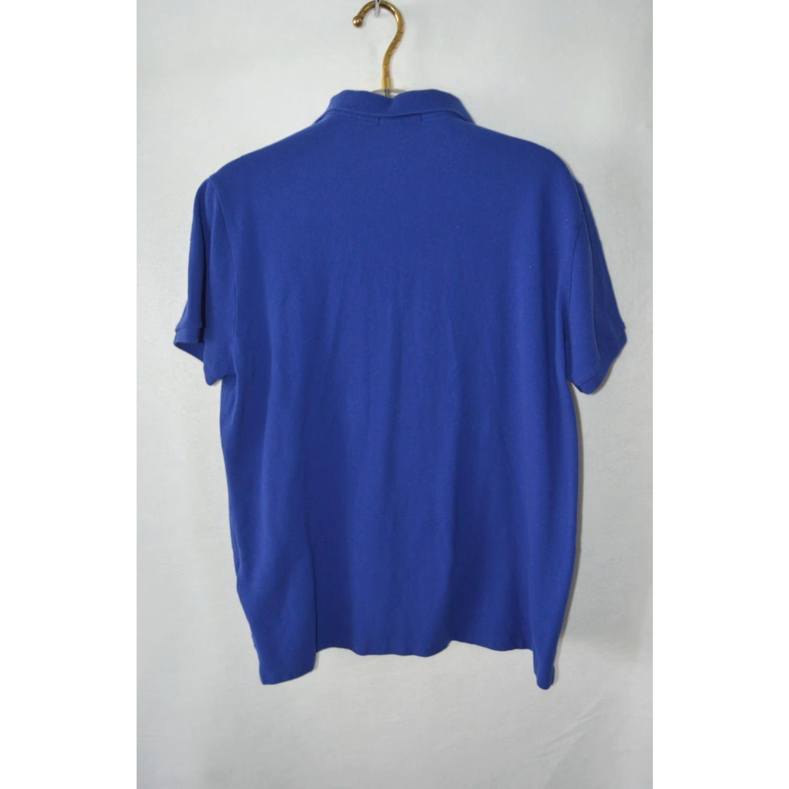 Polo Ralph Lauren Polo Ralph Lauren Polo Shirt Blue XL Slim Fit Men's SS Shirt Embroidered Logo Polo Ralph Lauren Polo Short Sleeve Solid Blue Modern Classic Fit Size US XL / EU 56 / 4 - 2 Thumbnail