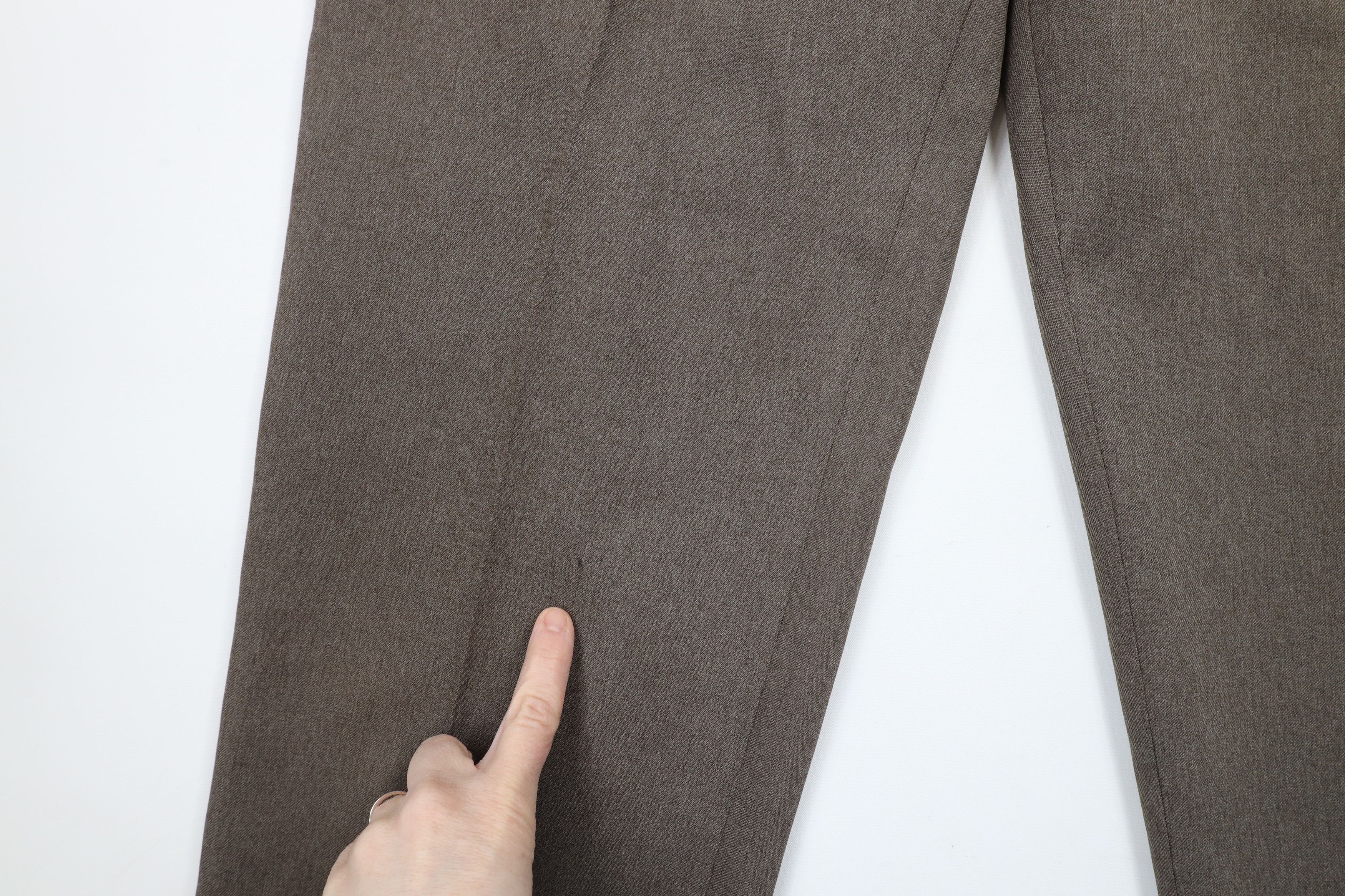 Levi's × Vintage Vintage 90s Levis Knit Flared Chino Pants Heather Brown Size US 36 / EU 52 - 6 Thumbnail