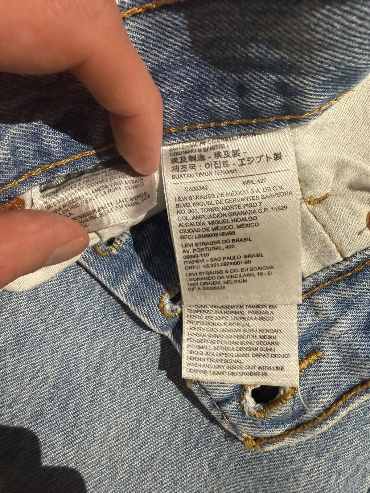 Levi's Levi’s 505 Jeans Regular Light Stonewash Non-Stretch 32x32 Size US 32 / EU 48 - 5 Thumbnail