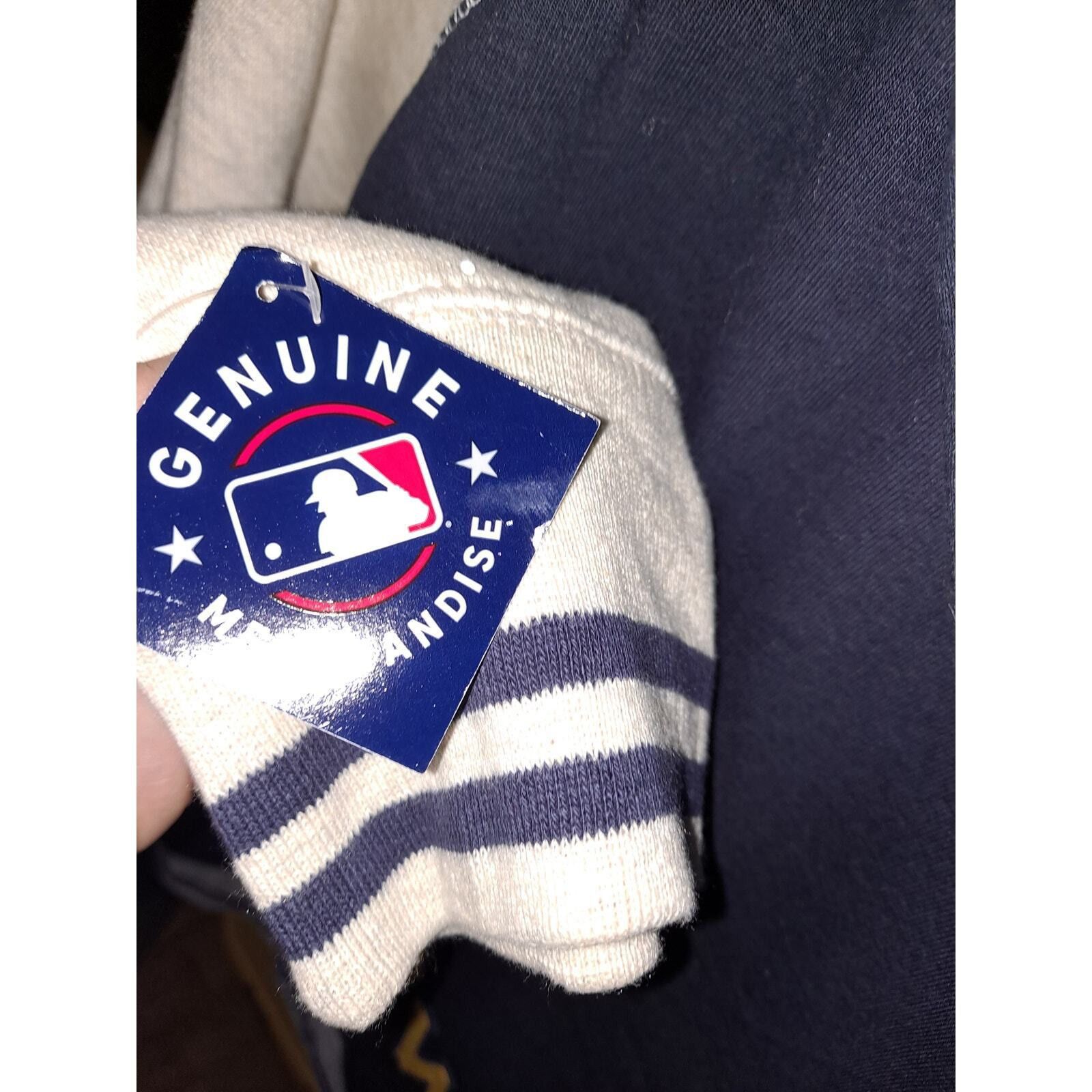 MLB NWT MLB Genuine Merchandise Milwaukee Brewers Full Zip Hoodi Size US M / EU 48-50 / 2 - 6 Thumbnail