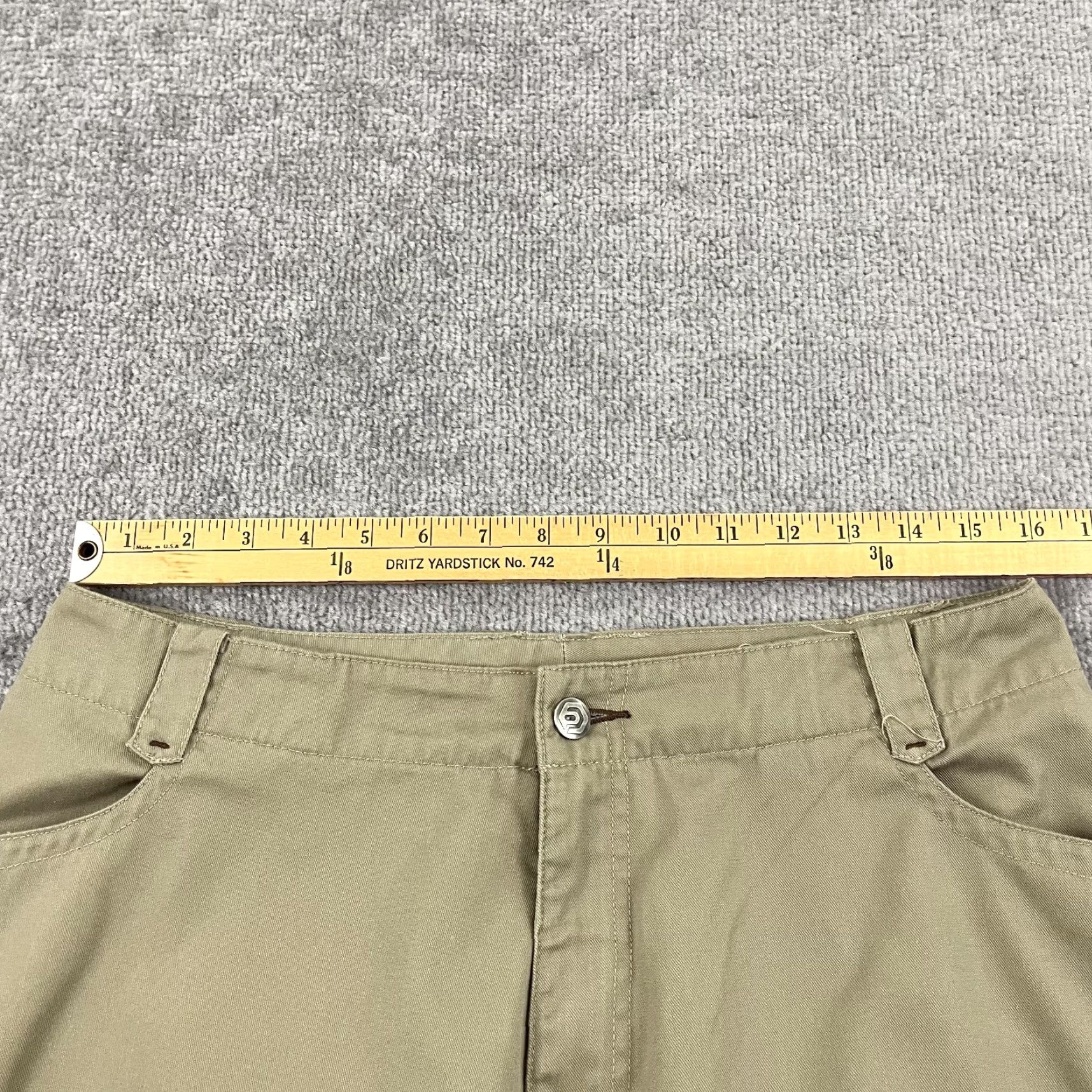 Vintage OP Ocean Pacific Pants Men 32 x 32 Brown Straight Cargo Beach Surfer Y2K 5-Pocket Design Regular Rise High Inseam 32 Tan Brown? Size US 32 / EU 48 - 3 Thumbnail